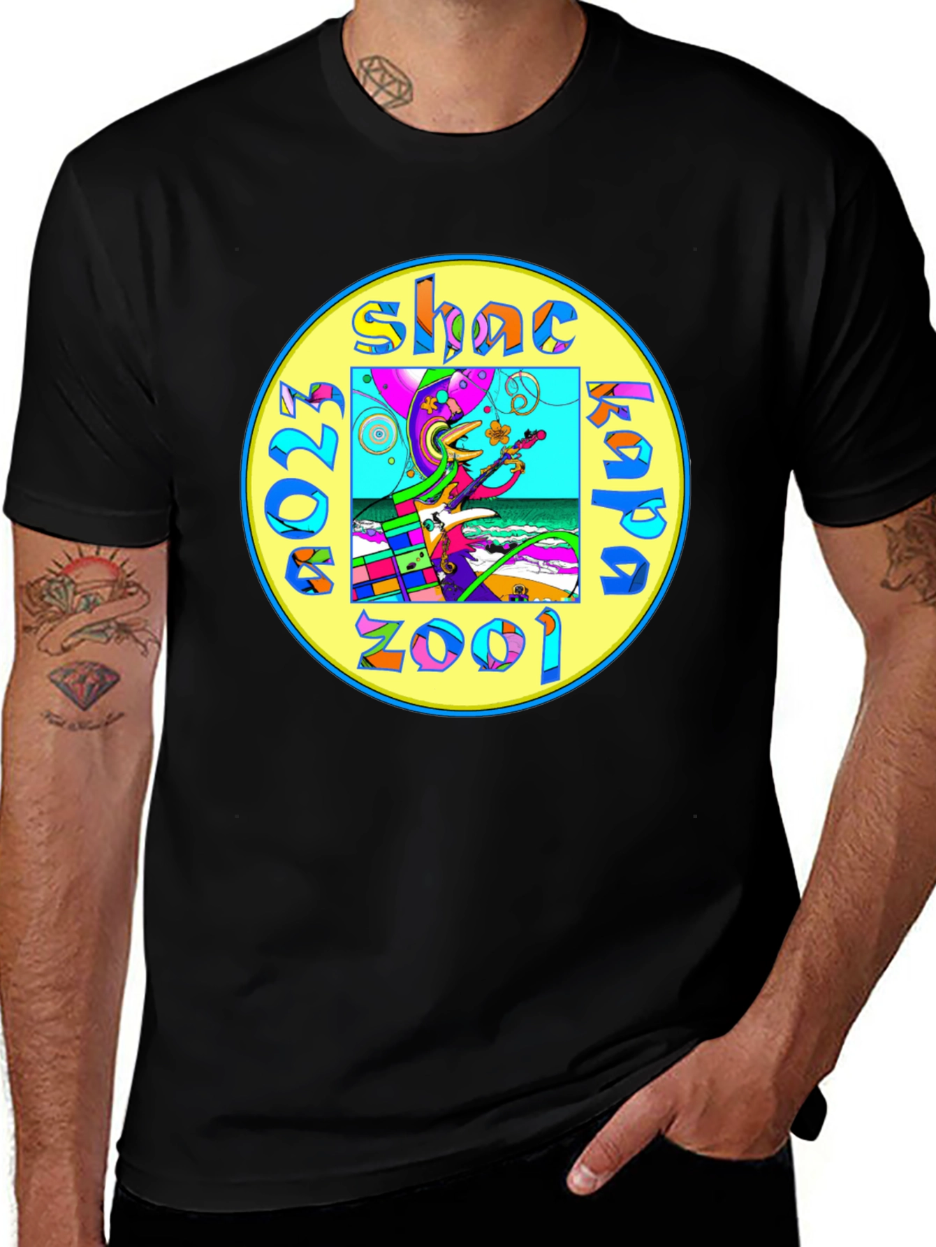 Abstract Graphic T-Shirt - Shacka Kappa 2001