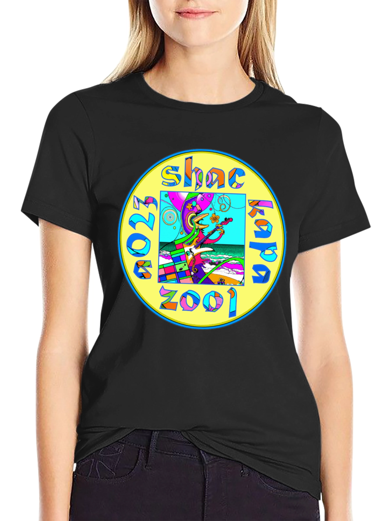 Abstract Graphic T-Shirt - Shacka Kappa 2001