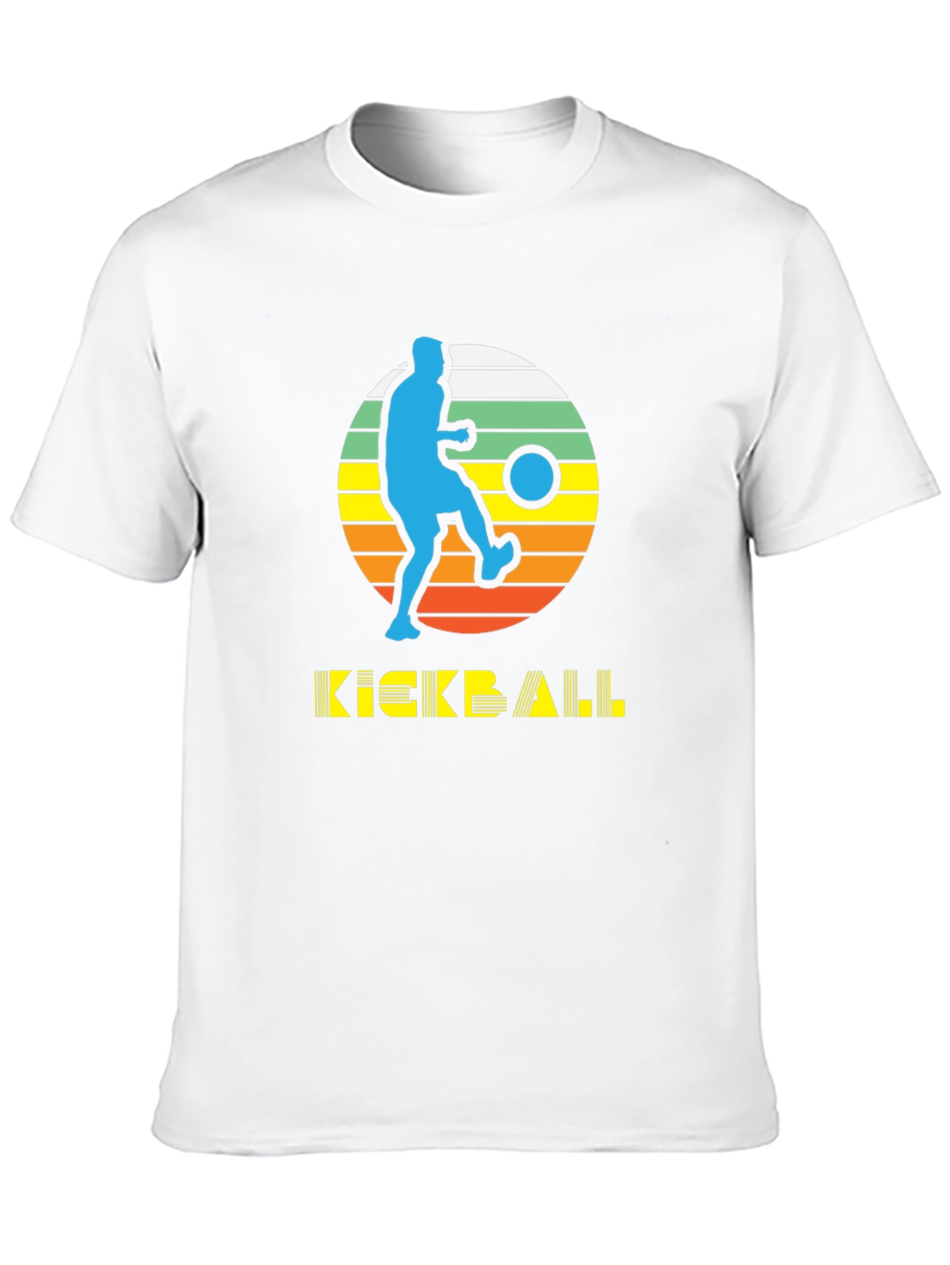 Kickball Player Graphic Tee - Retro Sport Shirt