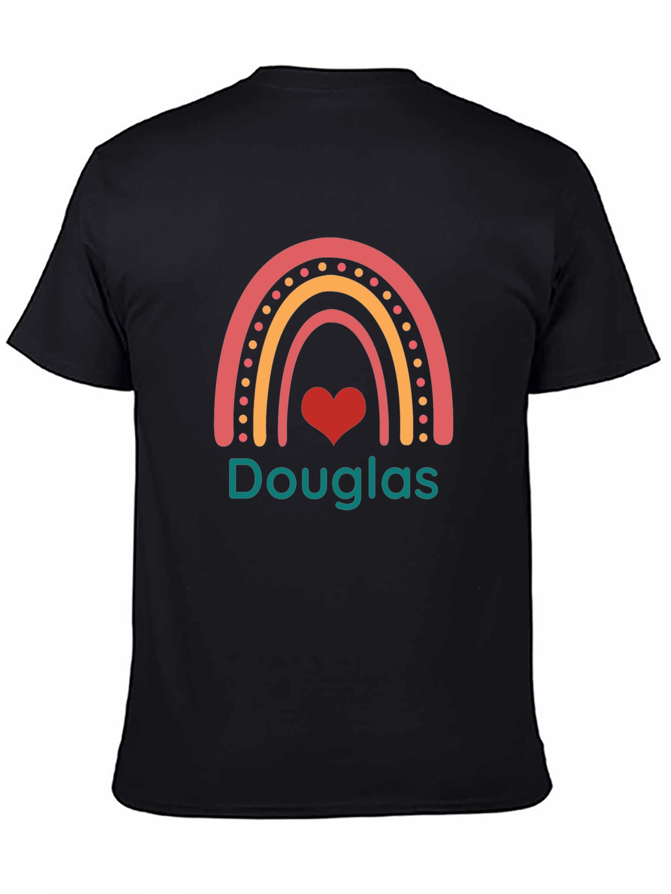 Douglas Rainbow Heart T-Shirt