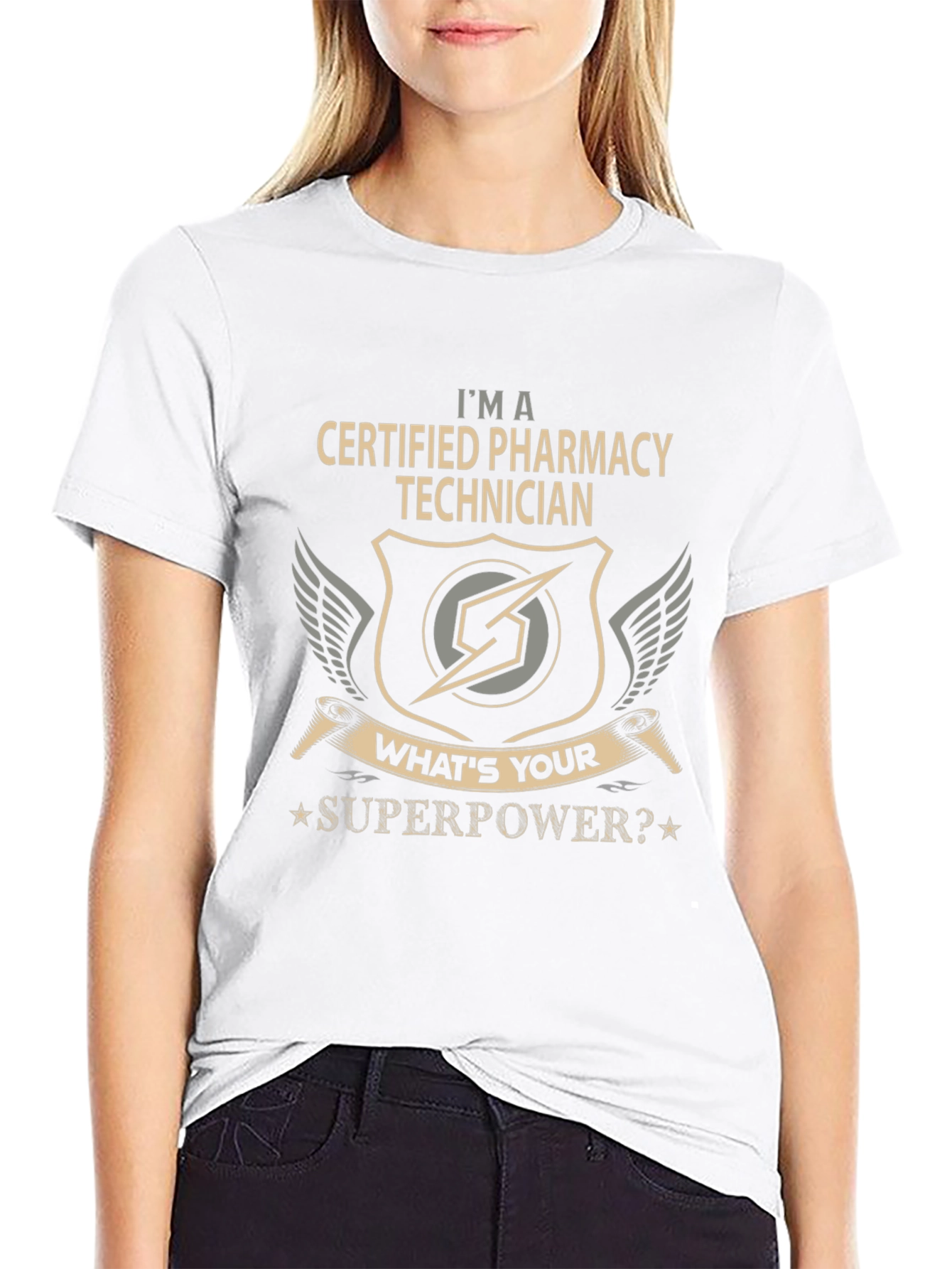 Certified Pharmacy Technician Superpower T-Shirt