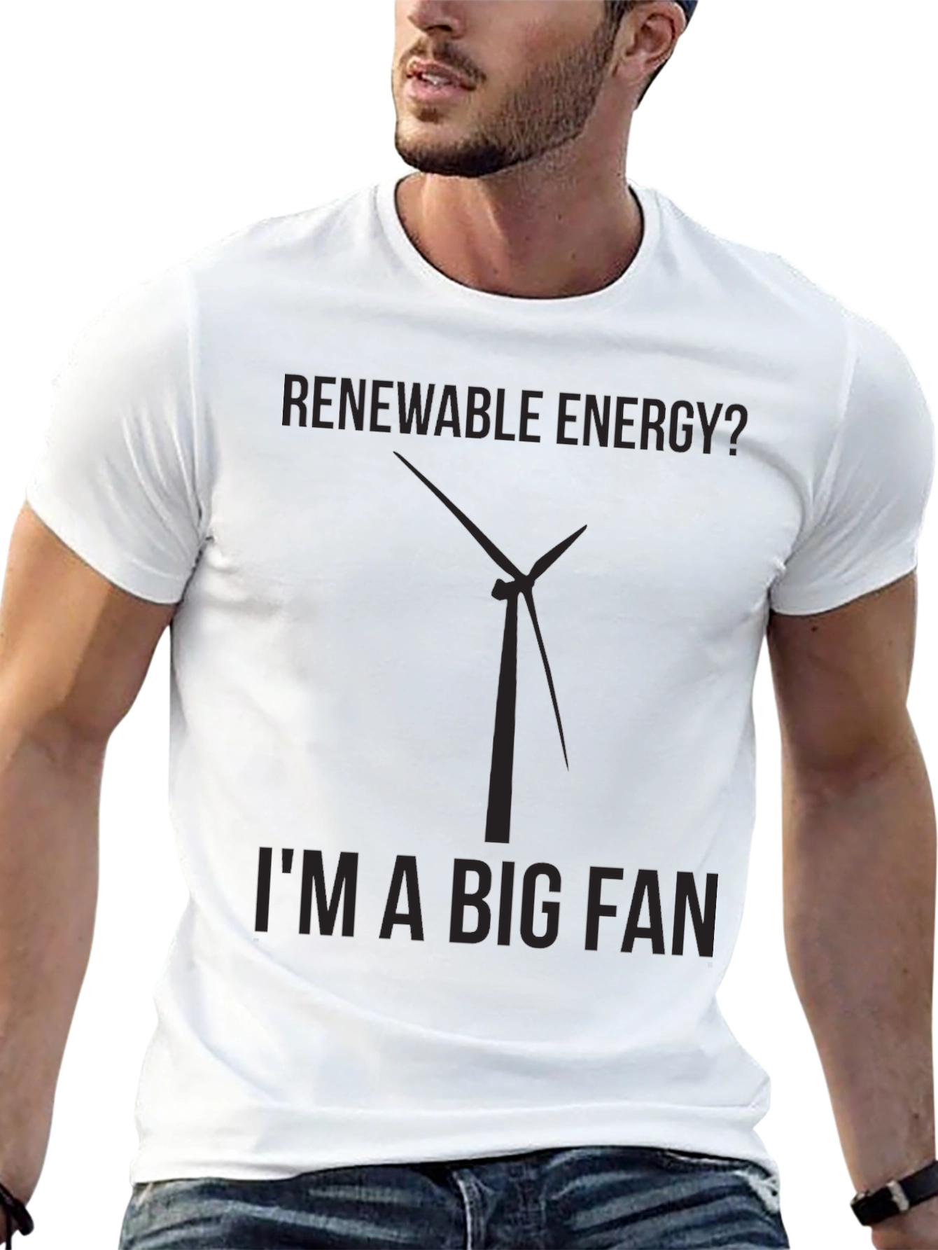 Renewable Energy Fan T-Shirt - Black
