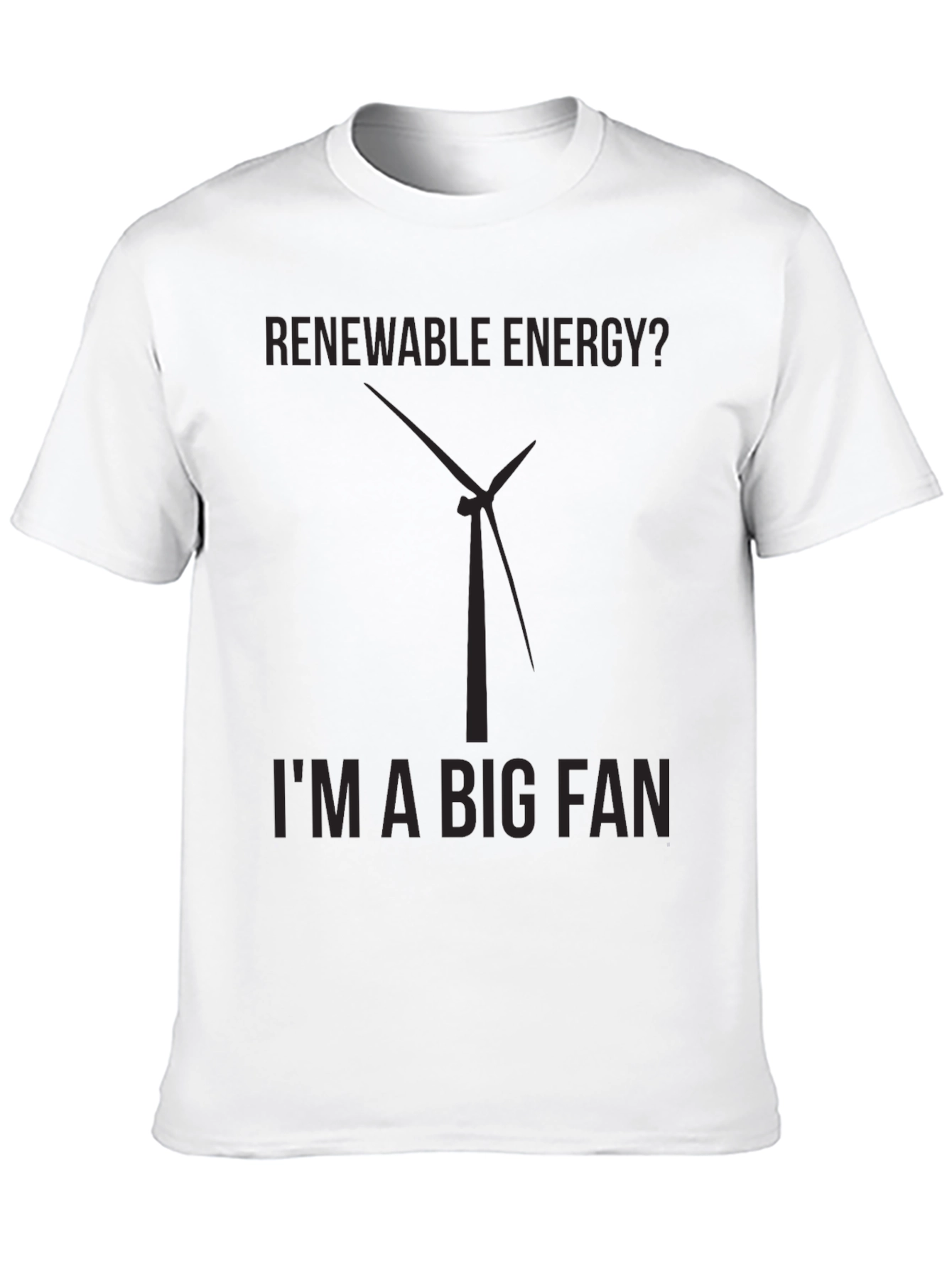 Renewable Energy Fan T-Shirt - Black