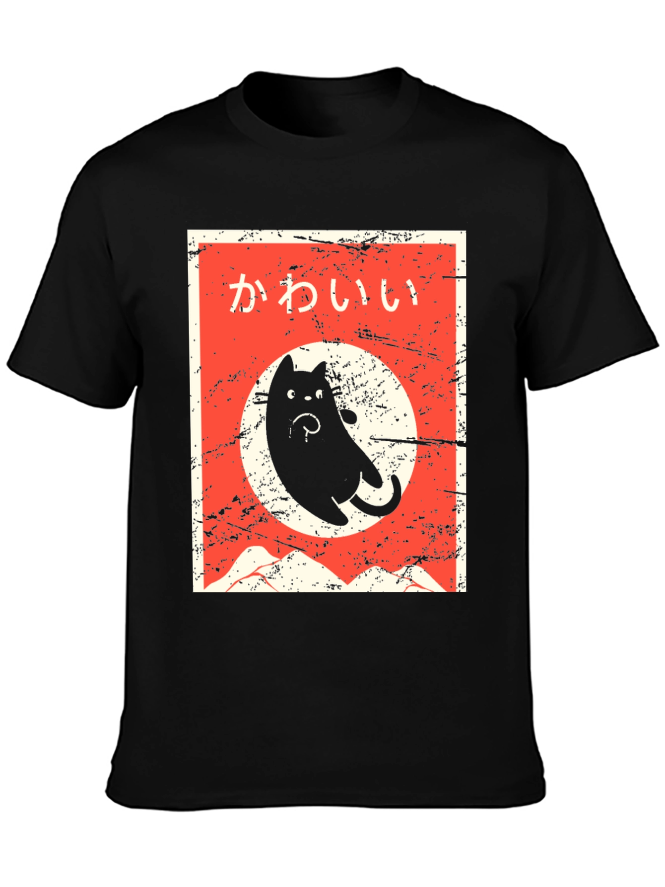 Kawaii Cat T-Shirt: Cute Japanese Style