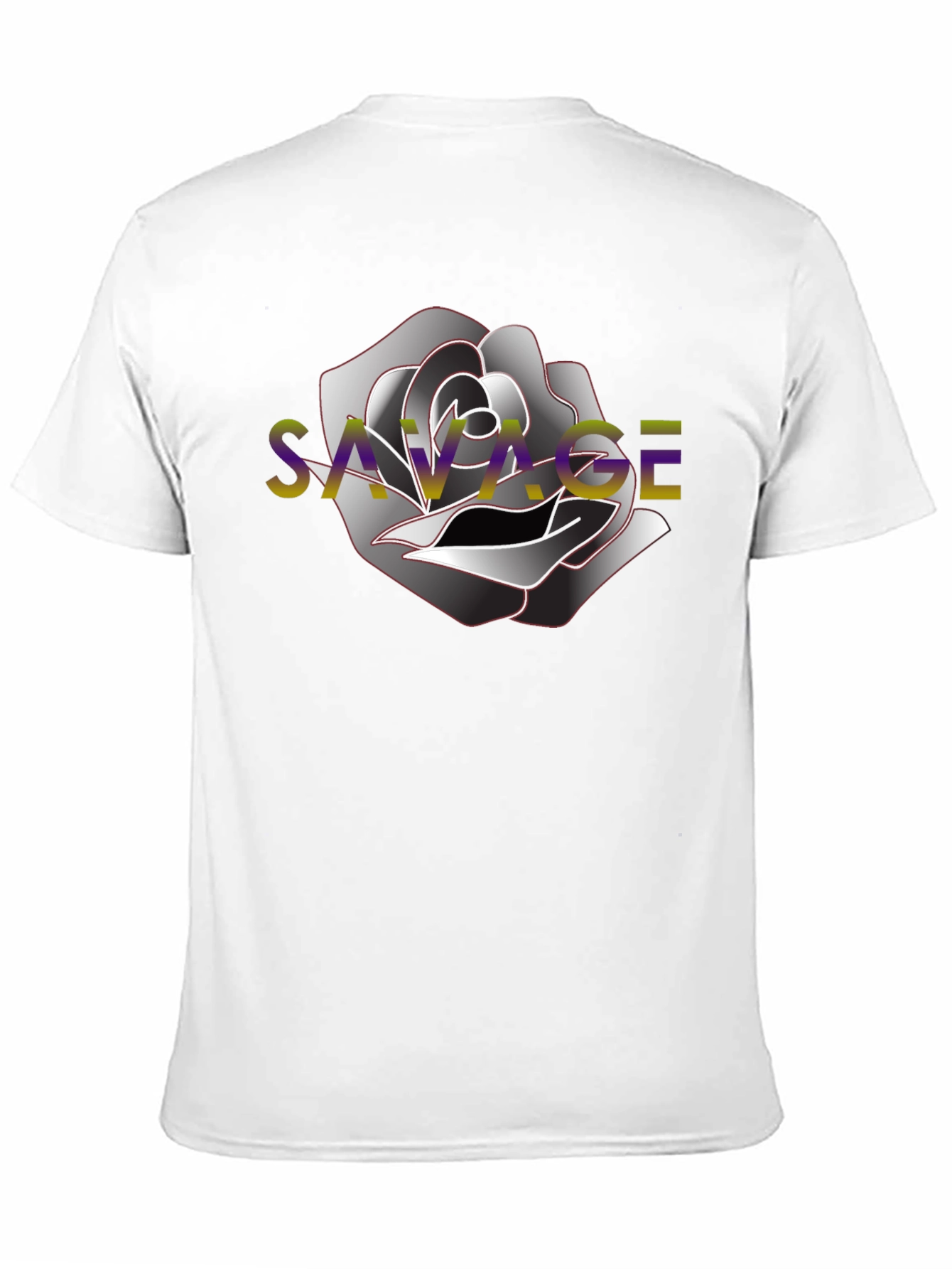 Savage Rose Black T-Shirt
