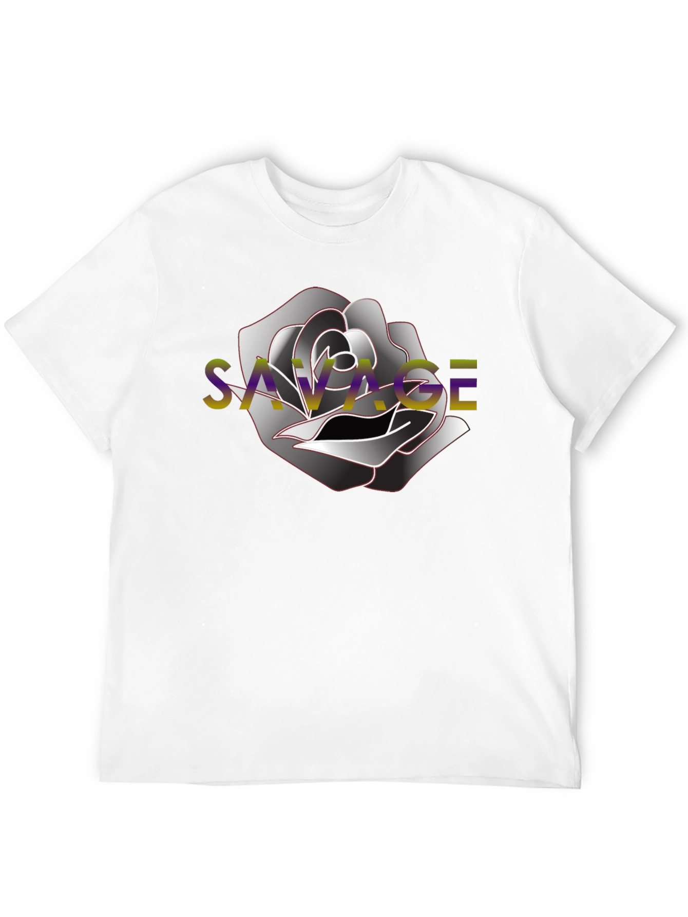 Savage Rose Black T-Shirt