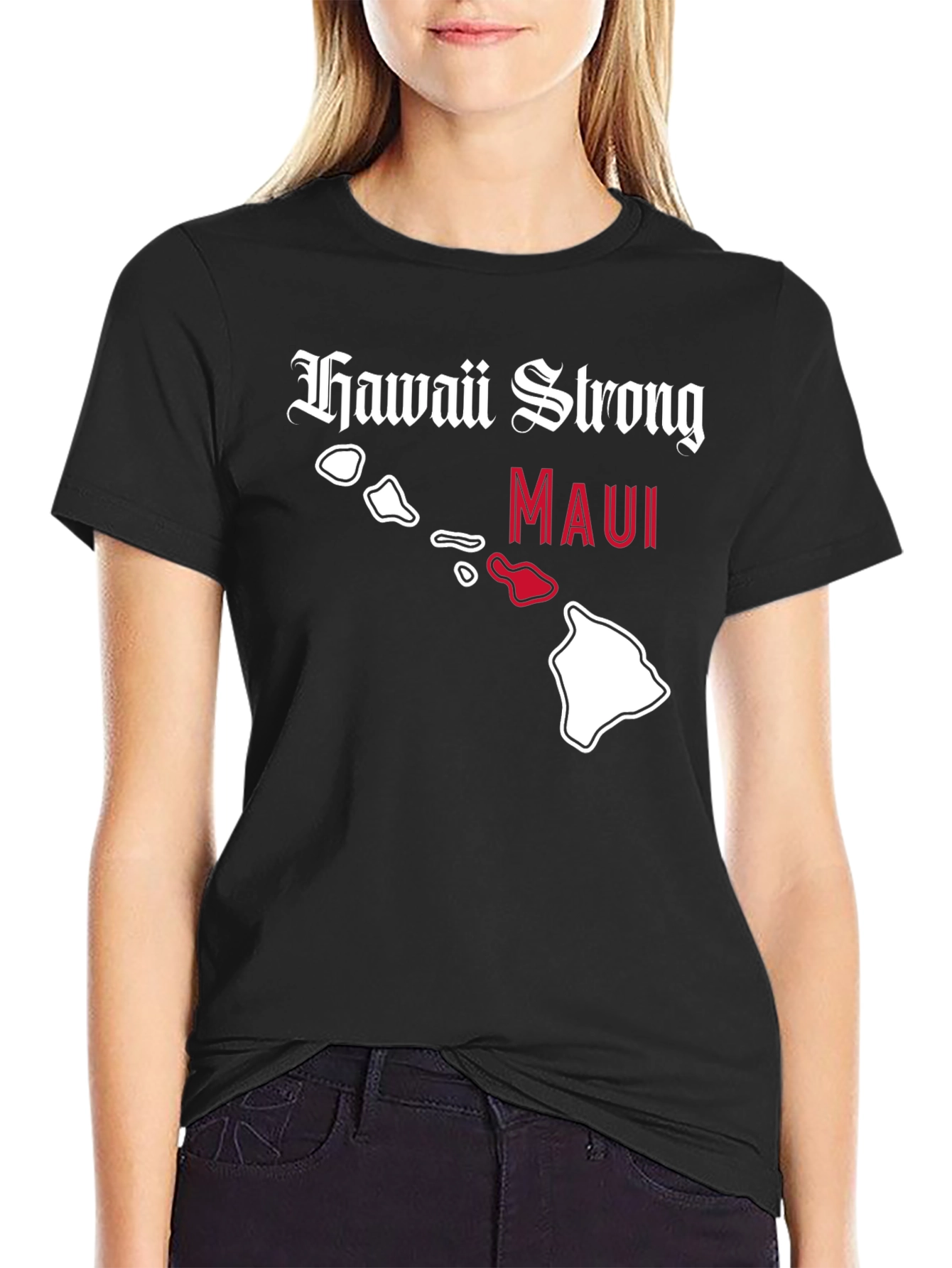 Hawaii Strong Maui T-Shirt - Show Your Support!