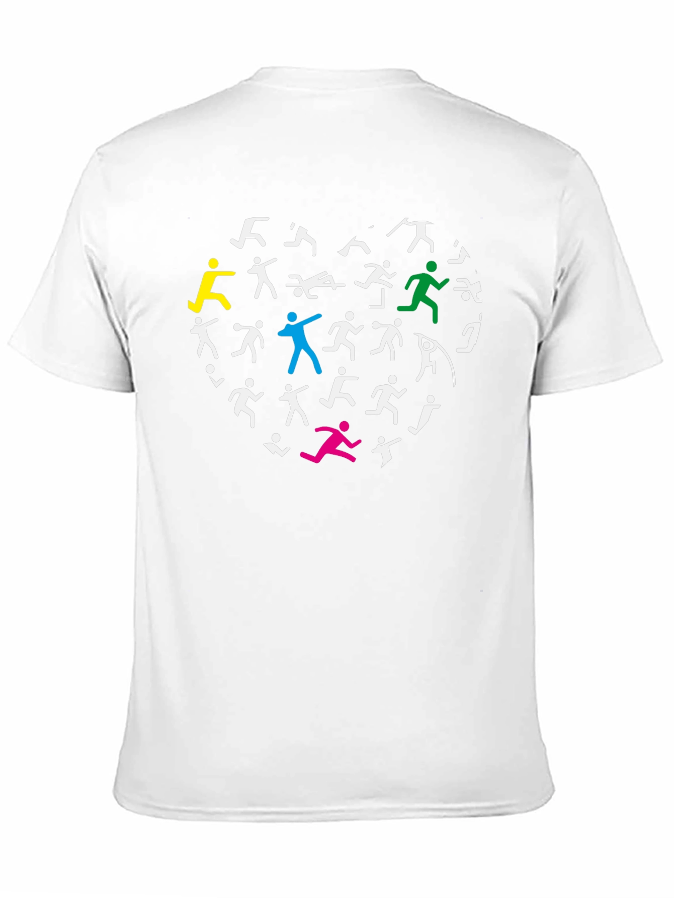 Athletic Heart Graphic T-Shirt - Black