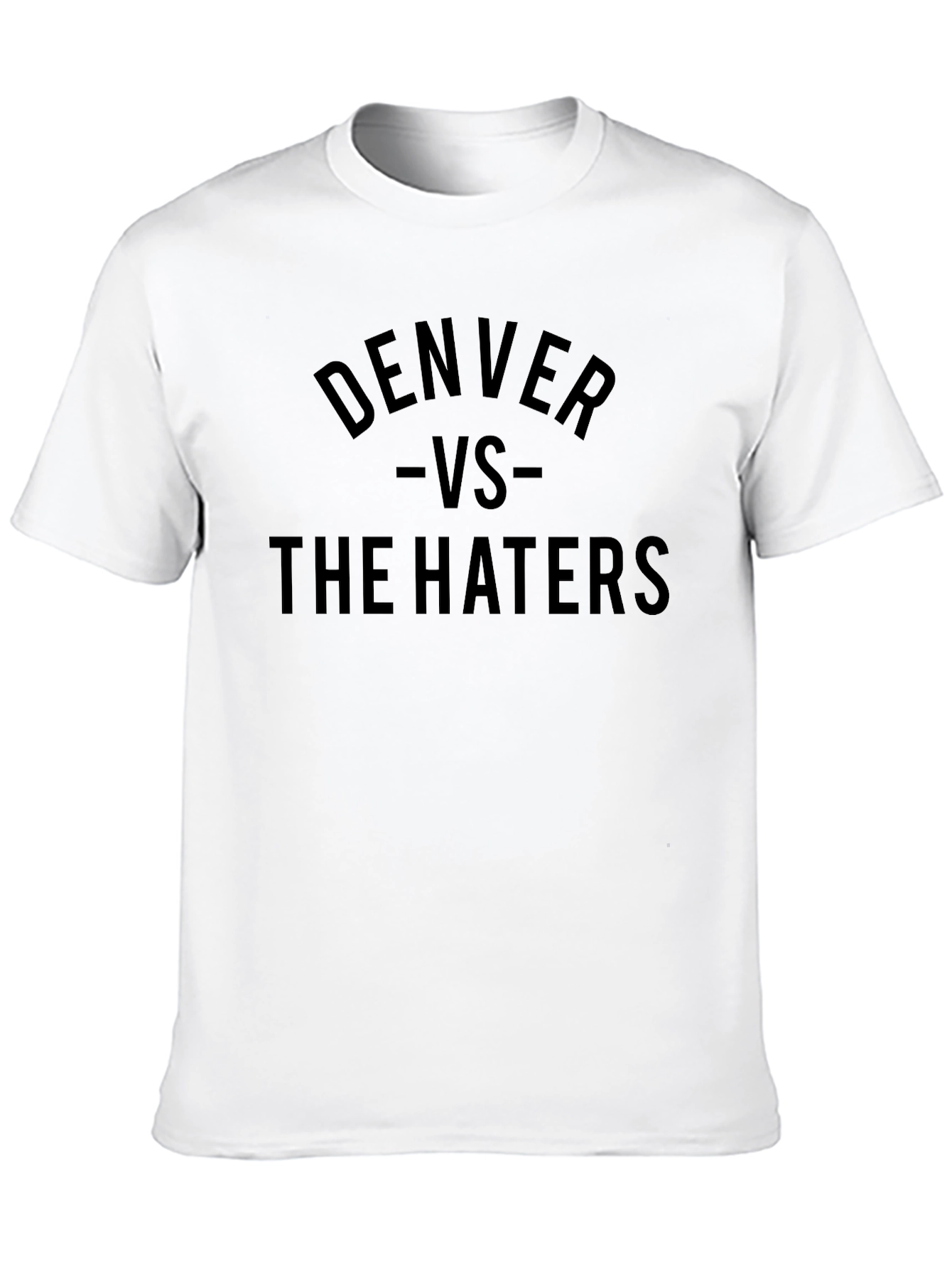 Denver Vs. The Haters Black Graphic Tee