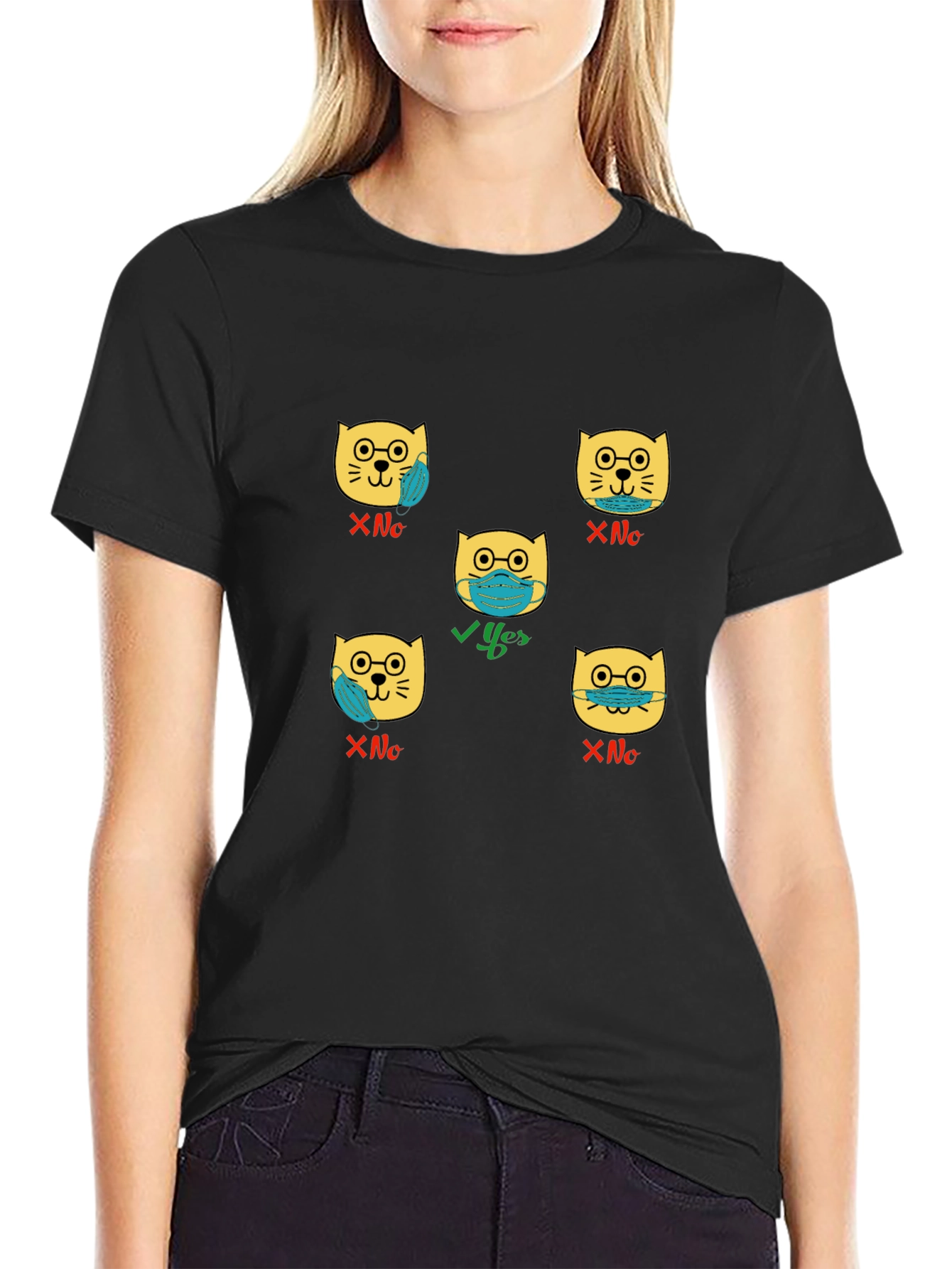 Funny Masked Cat T-Shirt