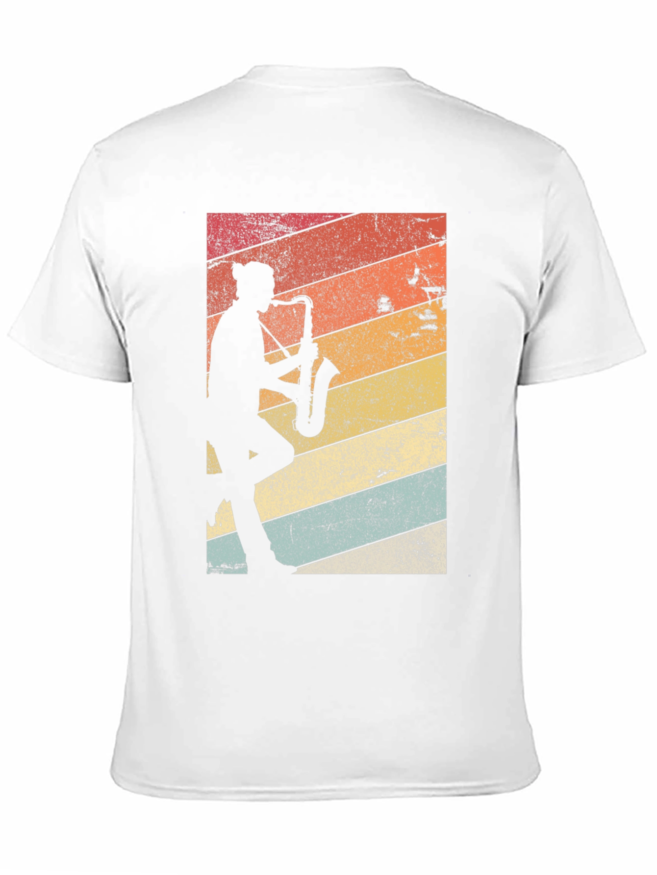 Retro Saxophone Player Graphic Tee