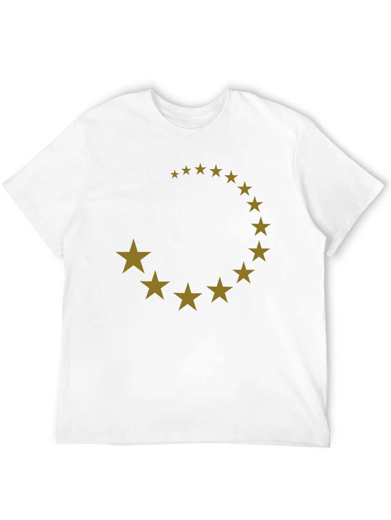Star Circle Graphic Black T-Shirt