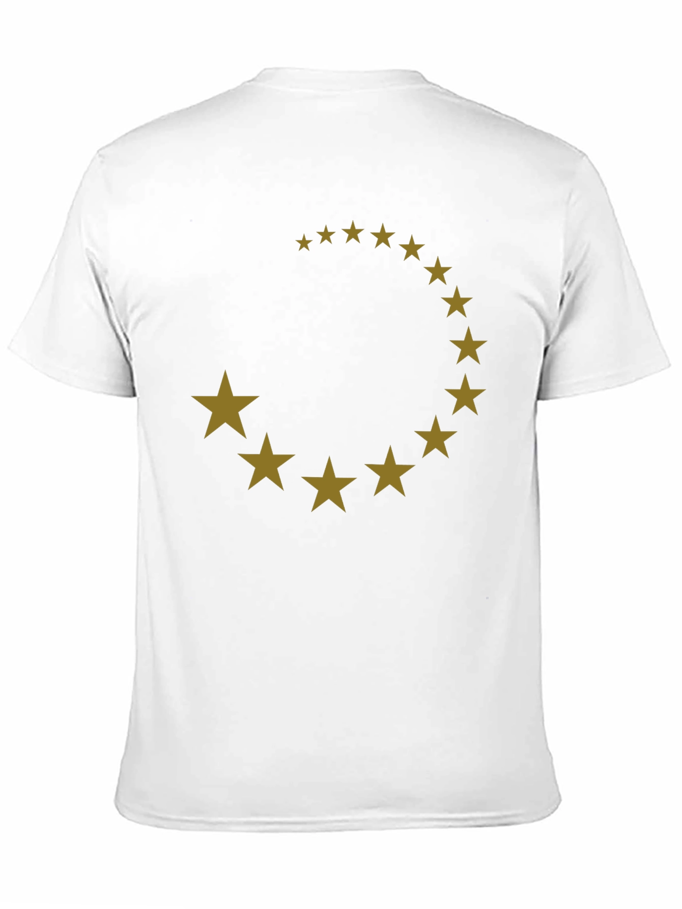 Star Circle Graphic Black T-Shirt