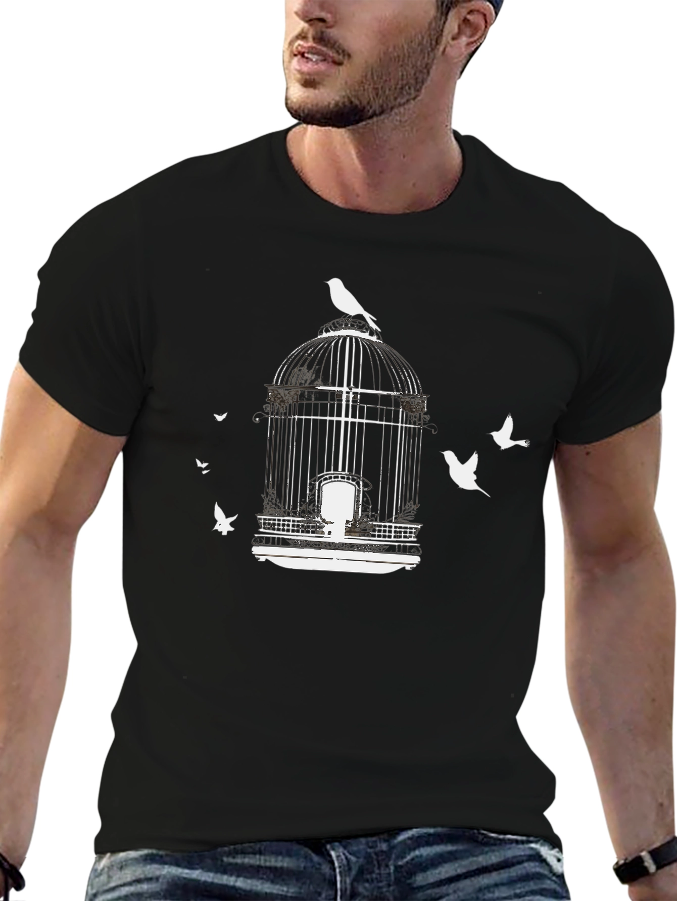 Birdcage Freedom Graphic Tee