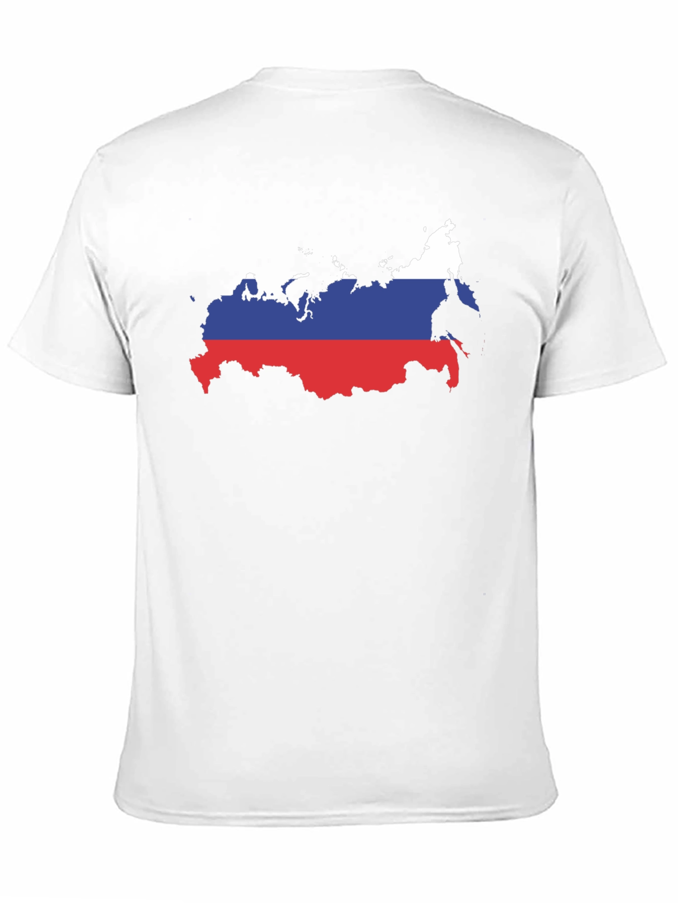Russian Flag Map T-Shirt