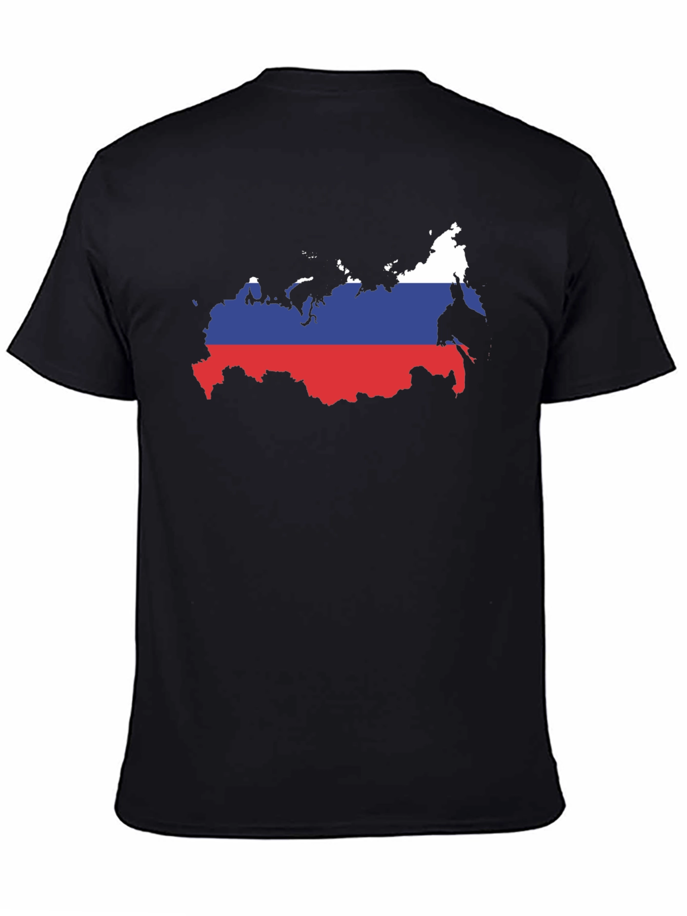 Russian Flag Map T-Shirt