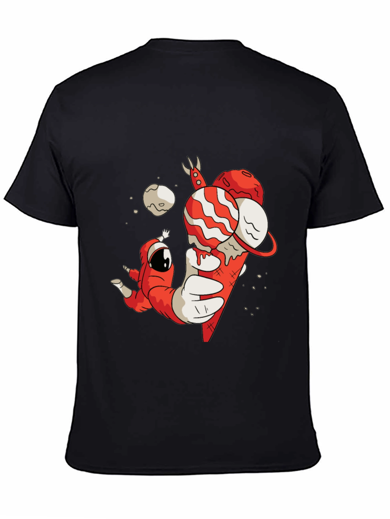 Astronaut Ice Cream Cone Graphic Tee