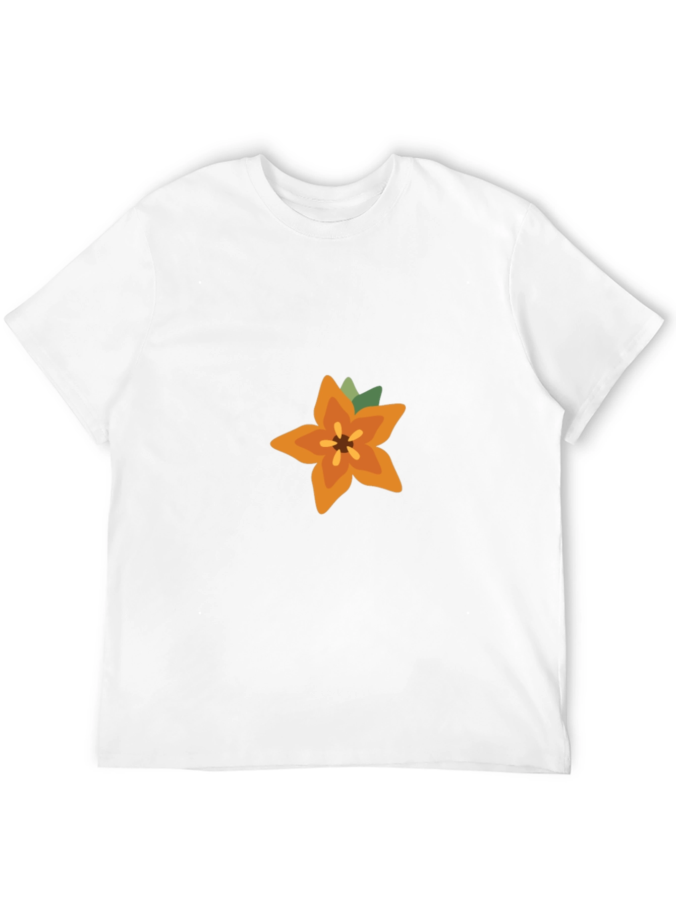 Floral Print Black T-Shirt