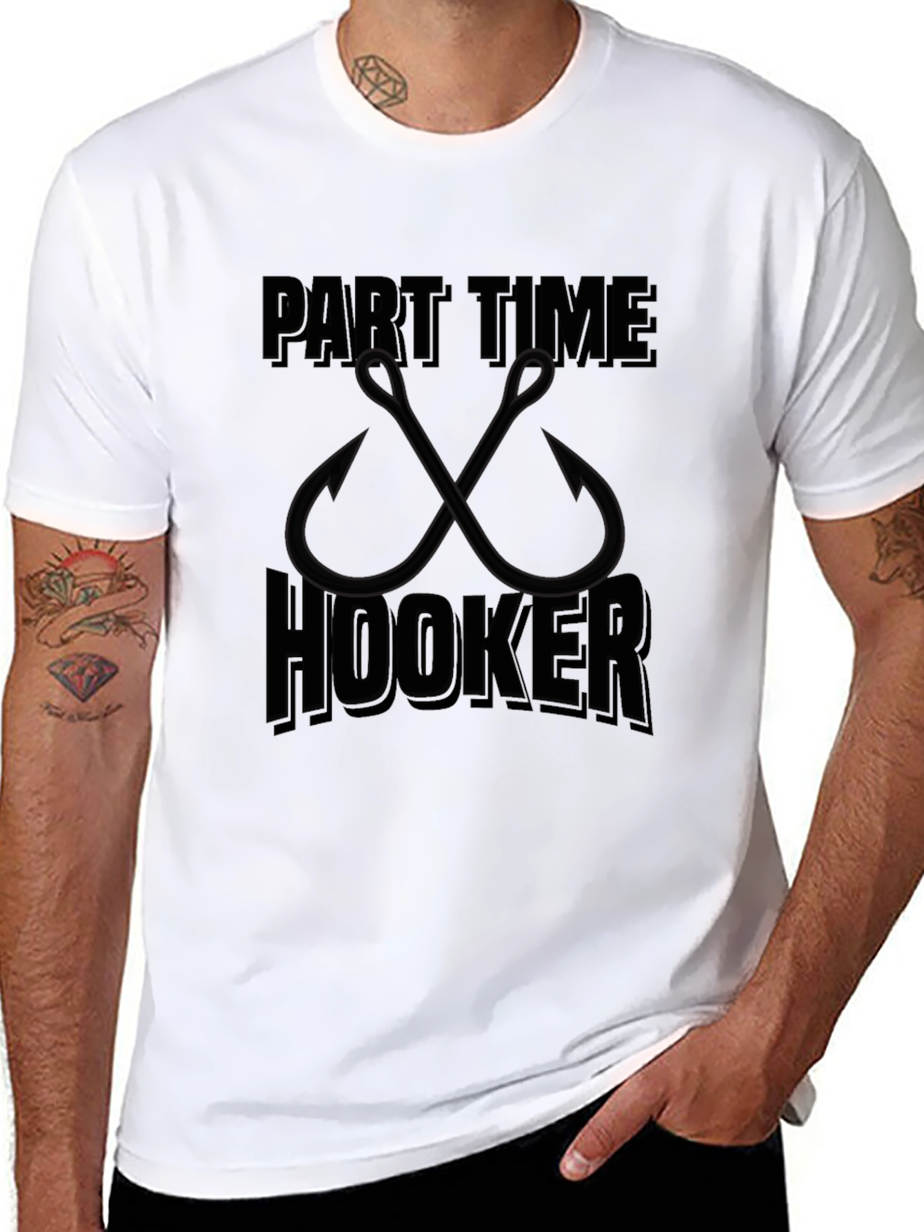Part Time Hooker Fishing T-Shirt