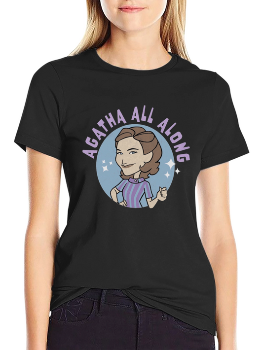 Agatha All Along Graphic Tee - Black