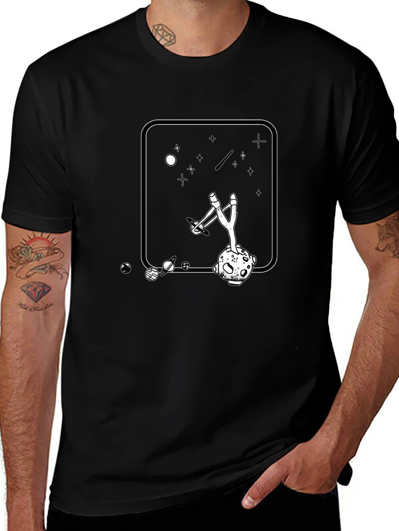 Space Slingshot Tee - Galaxy Design