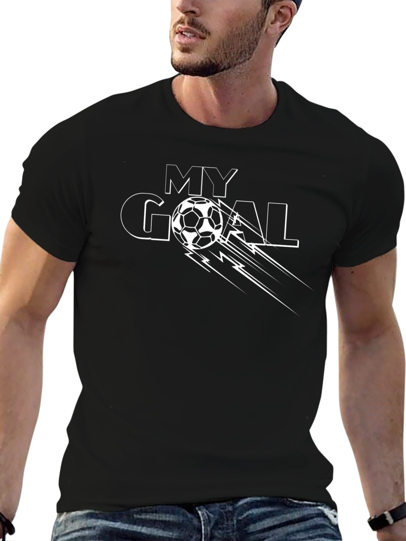My Goal Soccer T-Shirt - Sporty Graphic Tee