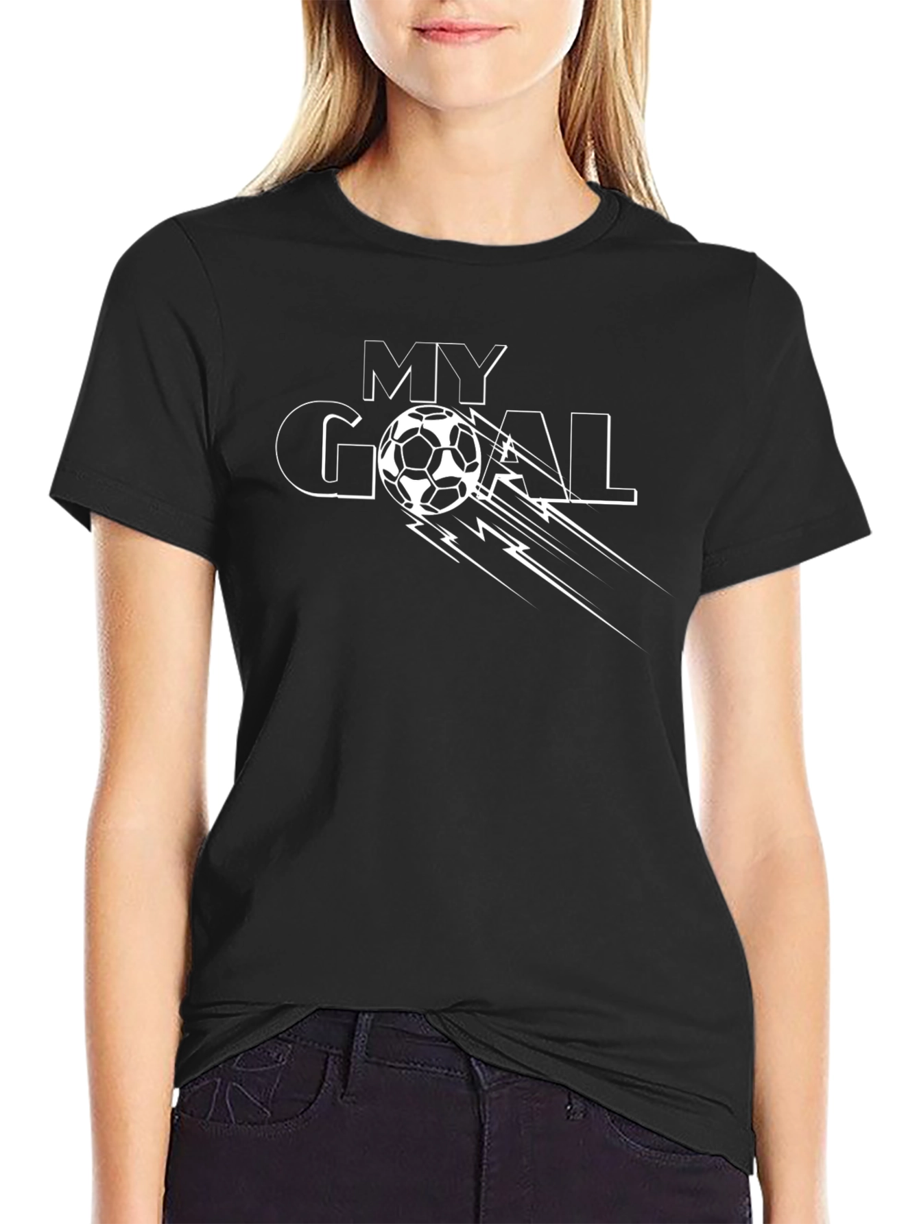 My Goal Soccer T-Shirt - Sporty Graphic Tee