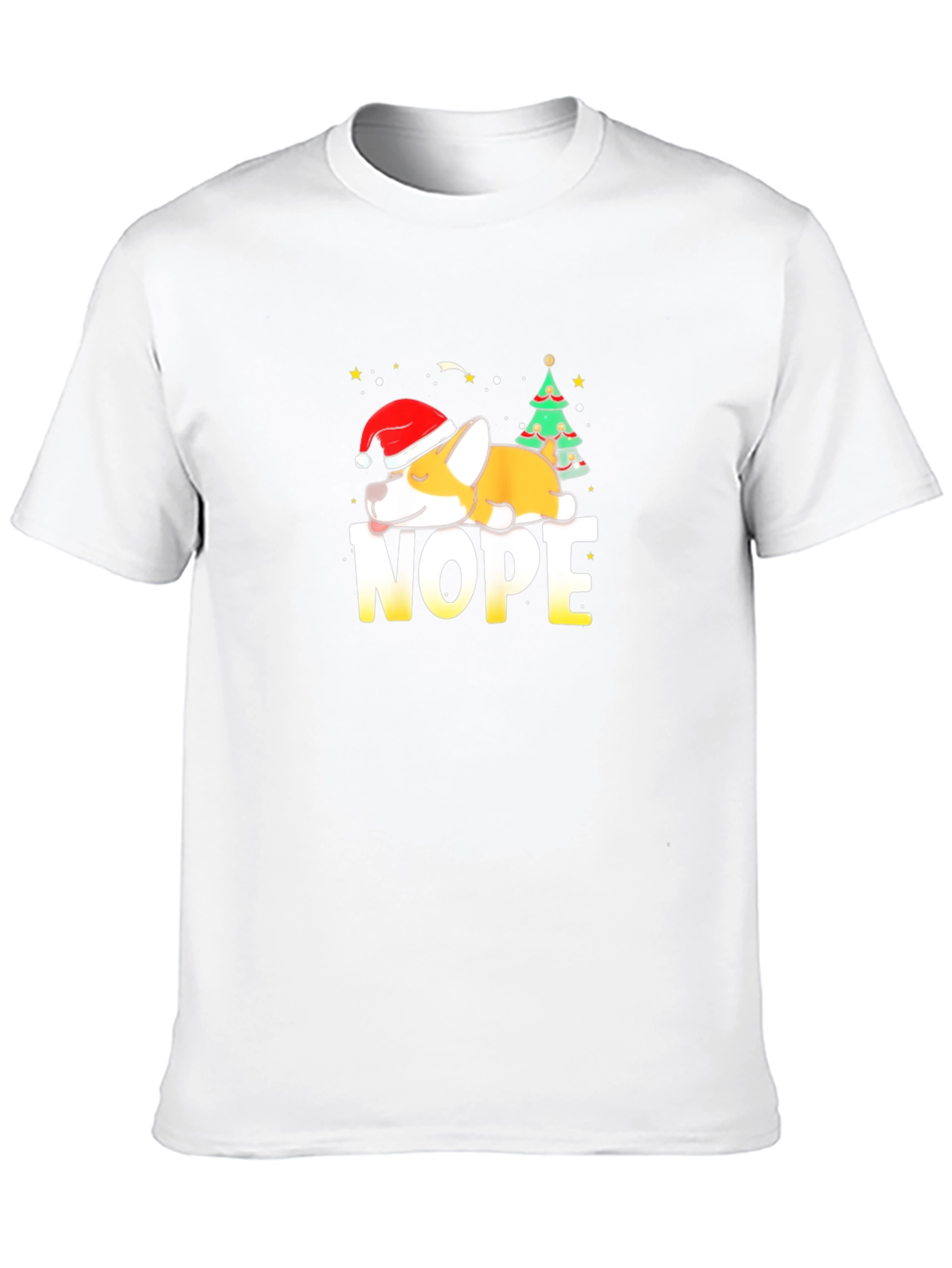 Nope Christmas Dog T-Shirt