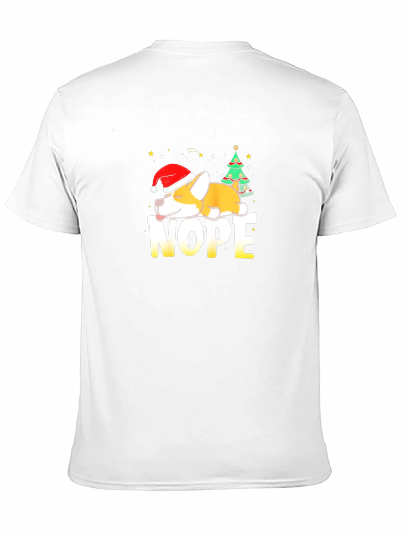 Nope Christmas Dog T-Shirt