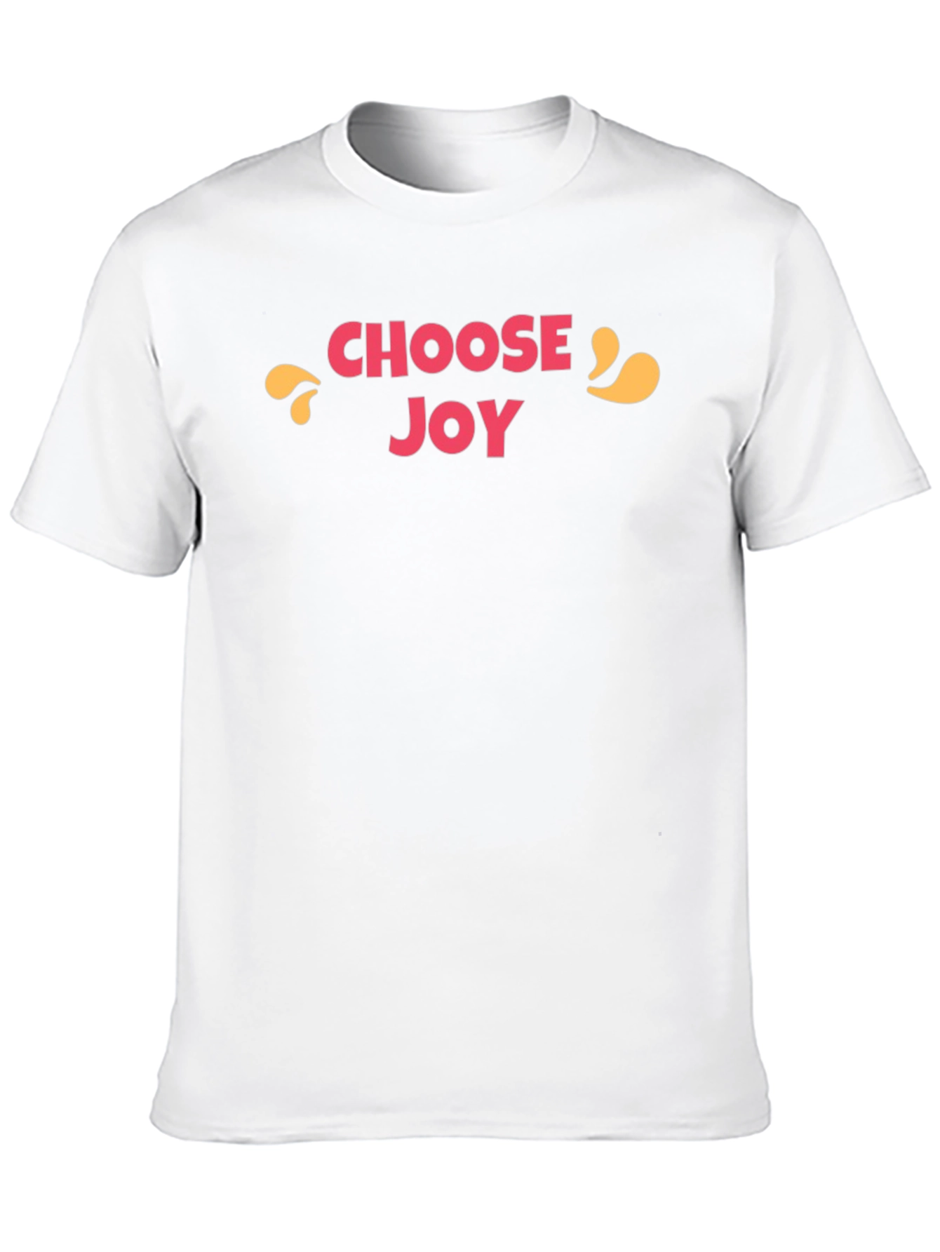 Choose Joy Graphic Tee - Black Cotton T-Shirt