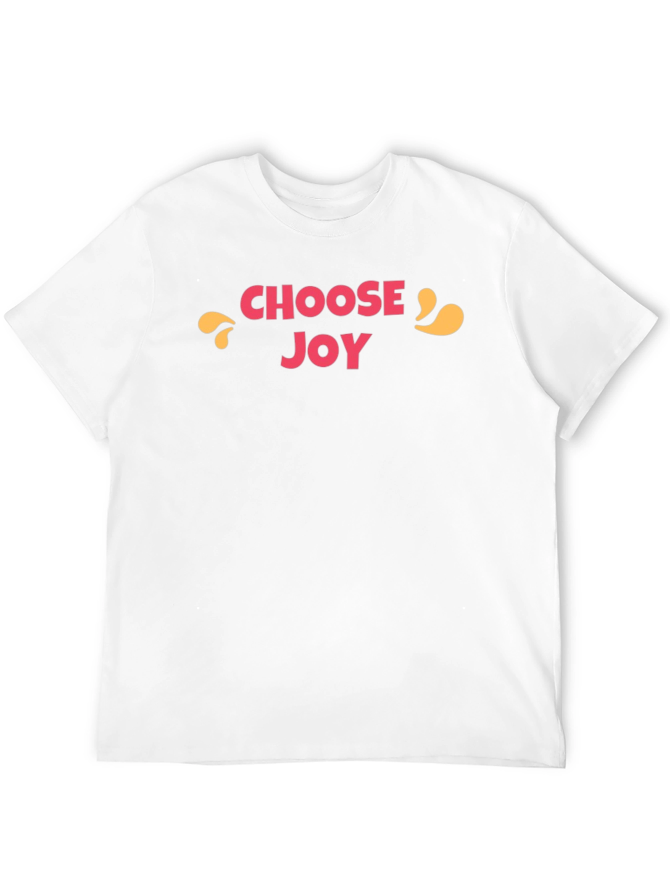 Choose Joy Graphic Tee - Black Cotton T-Shirt