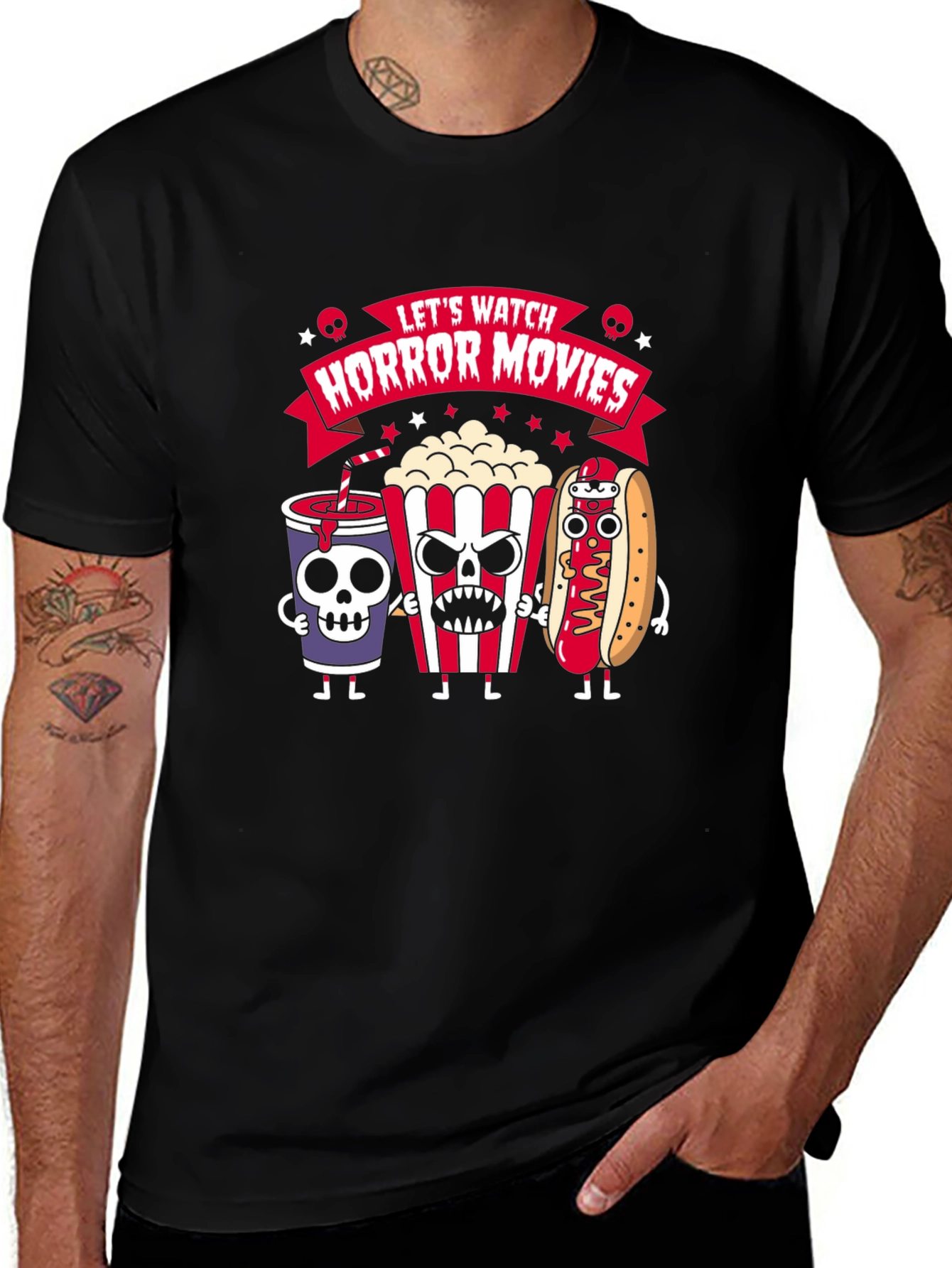 Horror Movie Night Graphic Tee