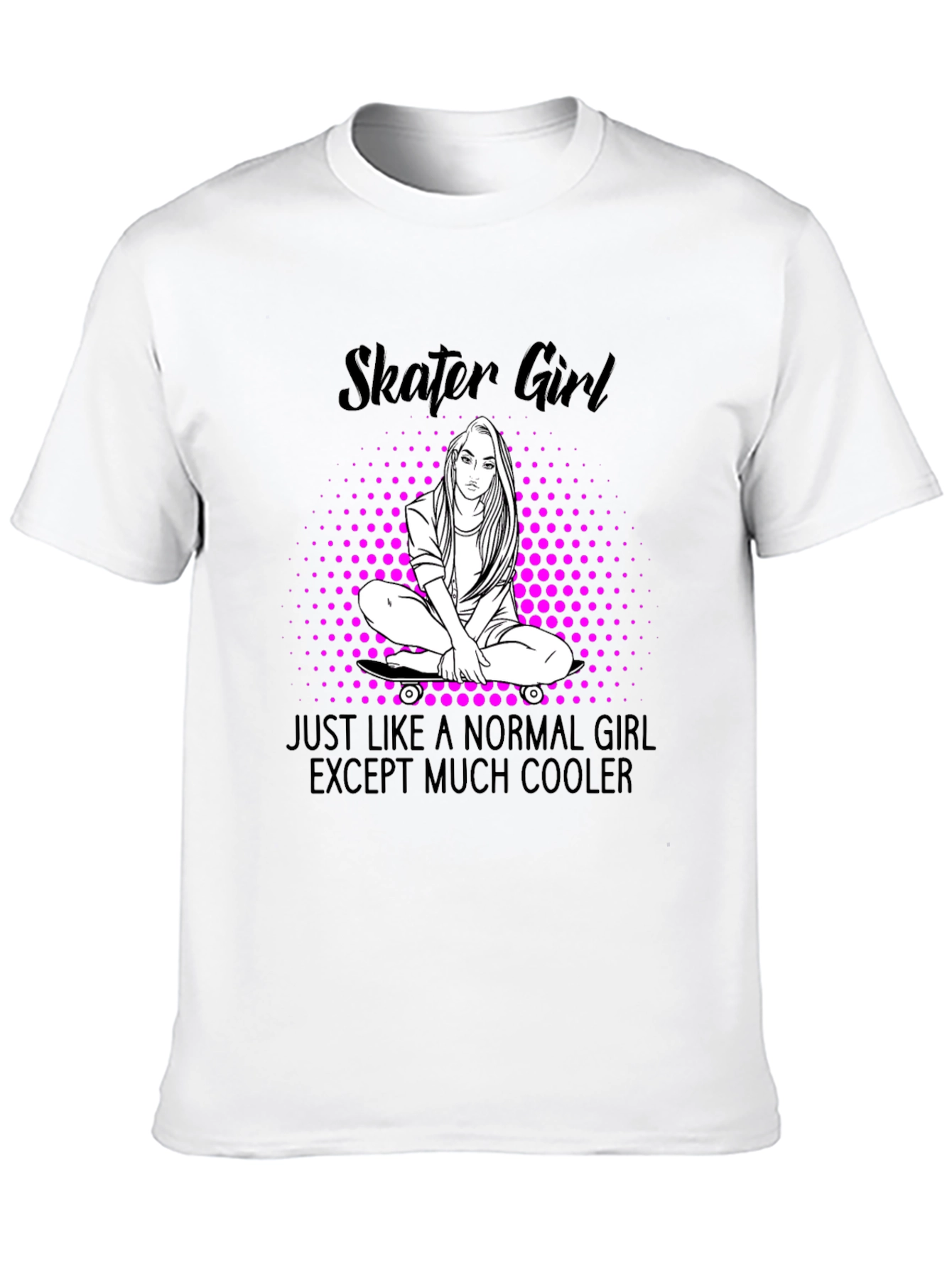 Skater Girl T-Shirt - Cool Graphic Tee
