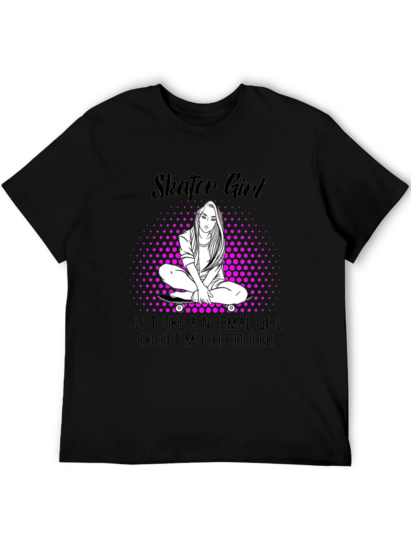 Skater Girl T-Shirt - Cool Graphic Tee