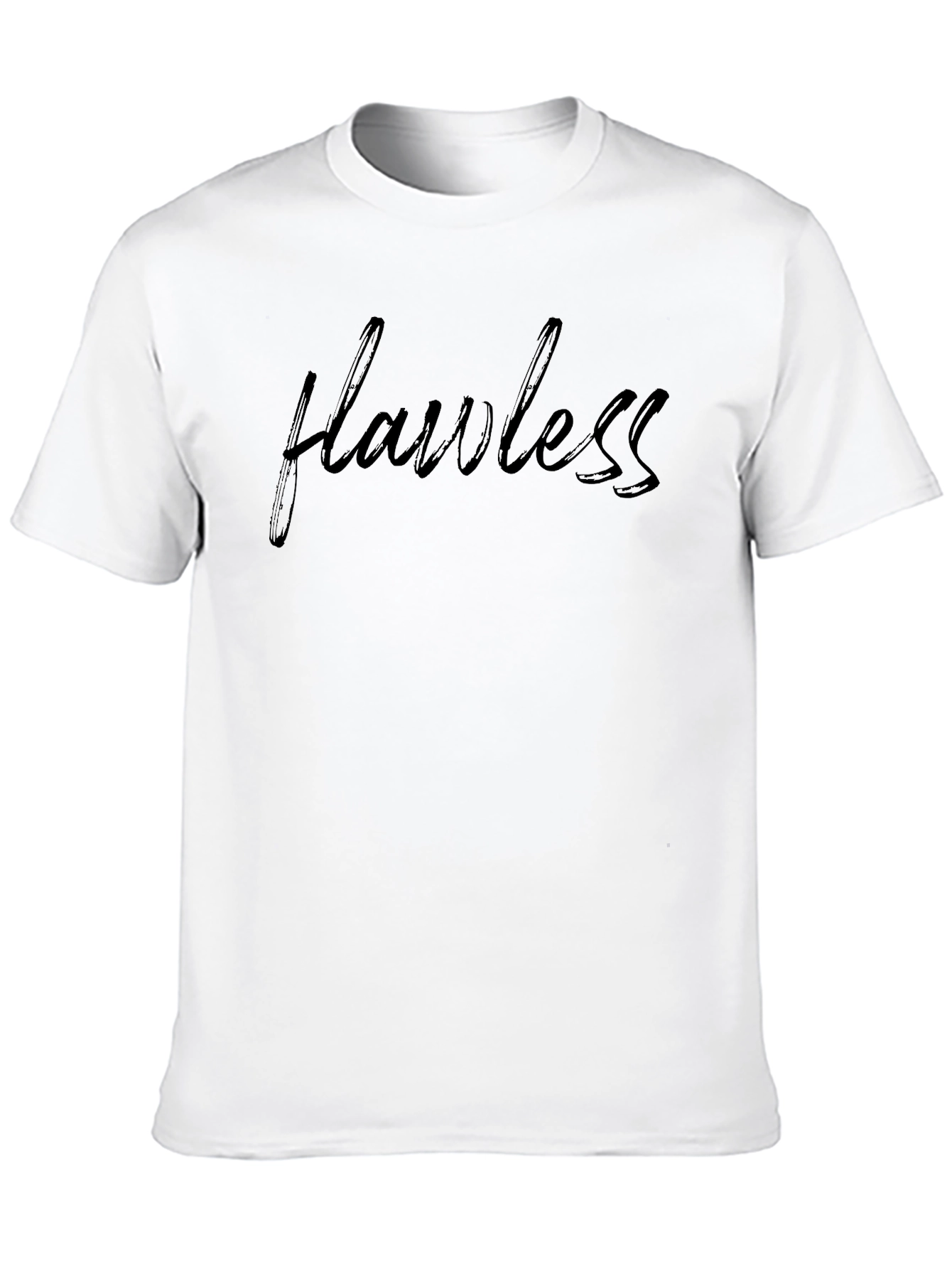 Flawless Black Crew Neck T-Shirt