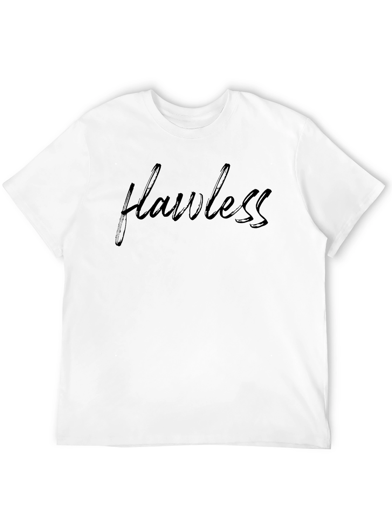 Flawless Black Crew Neck T-Shirt