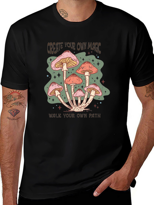 Mushroom Magic Graphic Tee - Create Your Path