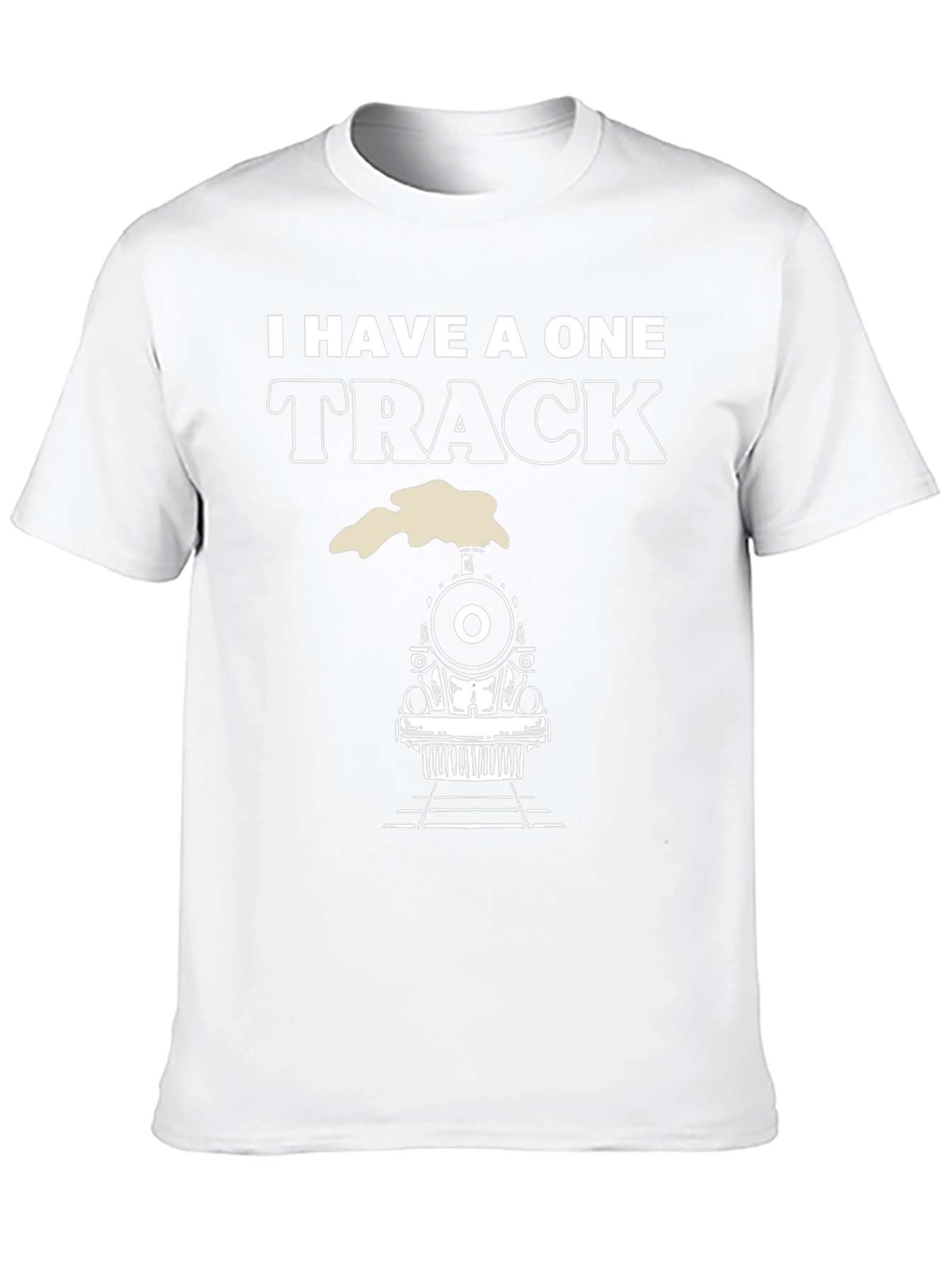 I Have A One Track Mind Train Graphic Tee