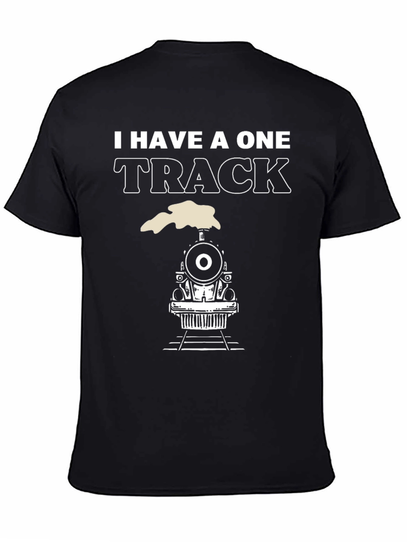 I Have A One Track Mind Train Graphic Tee