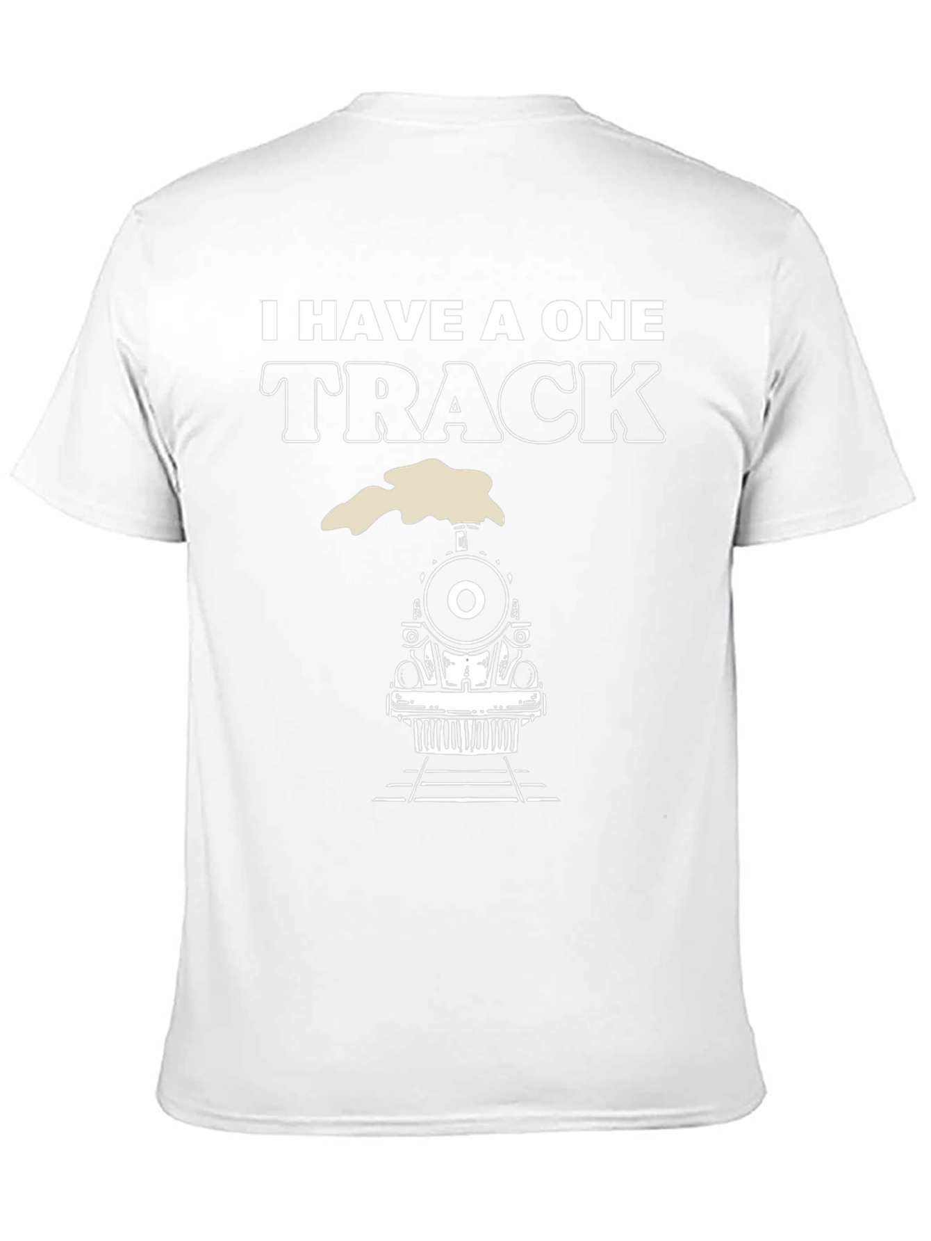 I Have A One Track Mind Train Graphic Tee