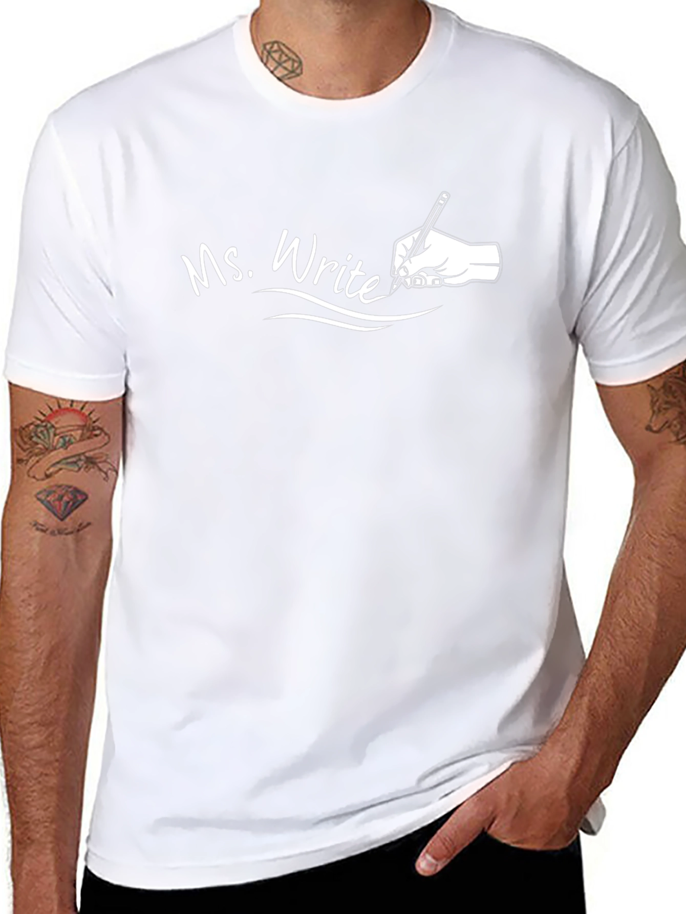 Ms. Write Graphic T-Shirt - Novelty Tee