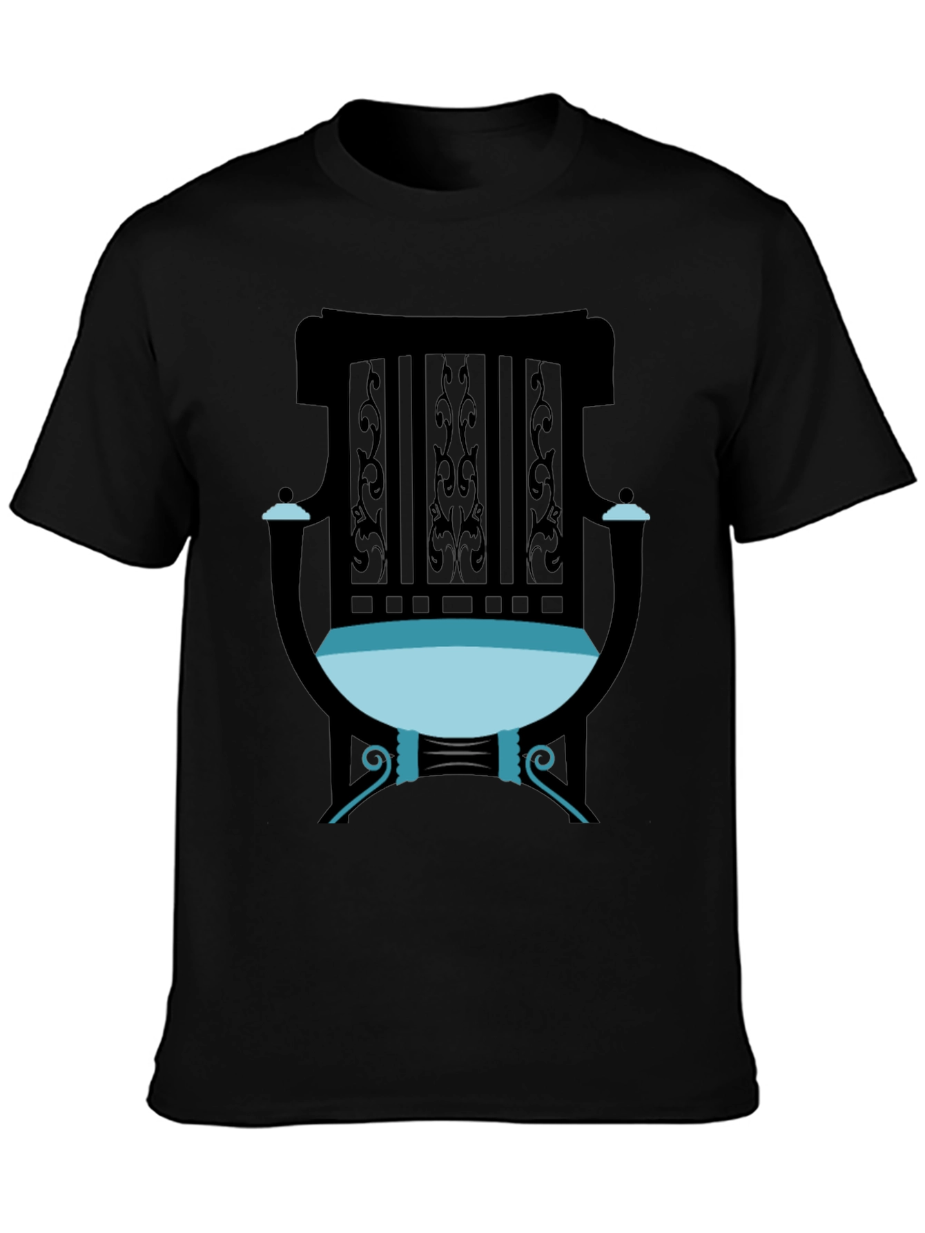Retro Chair Graphic Tee - Stylish Comfort