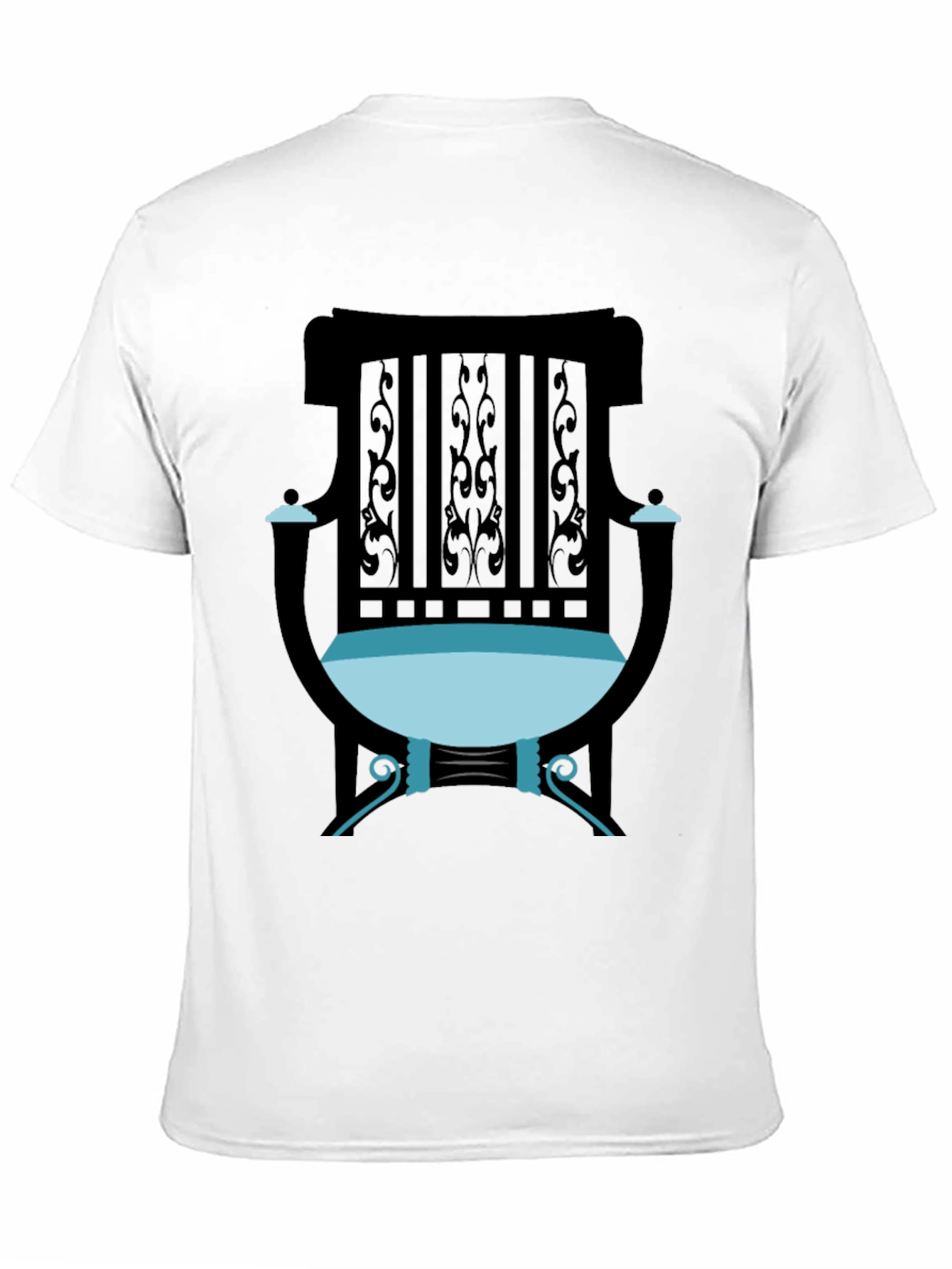 Retro Chair Graphic Tee - Stylish Comfort