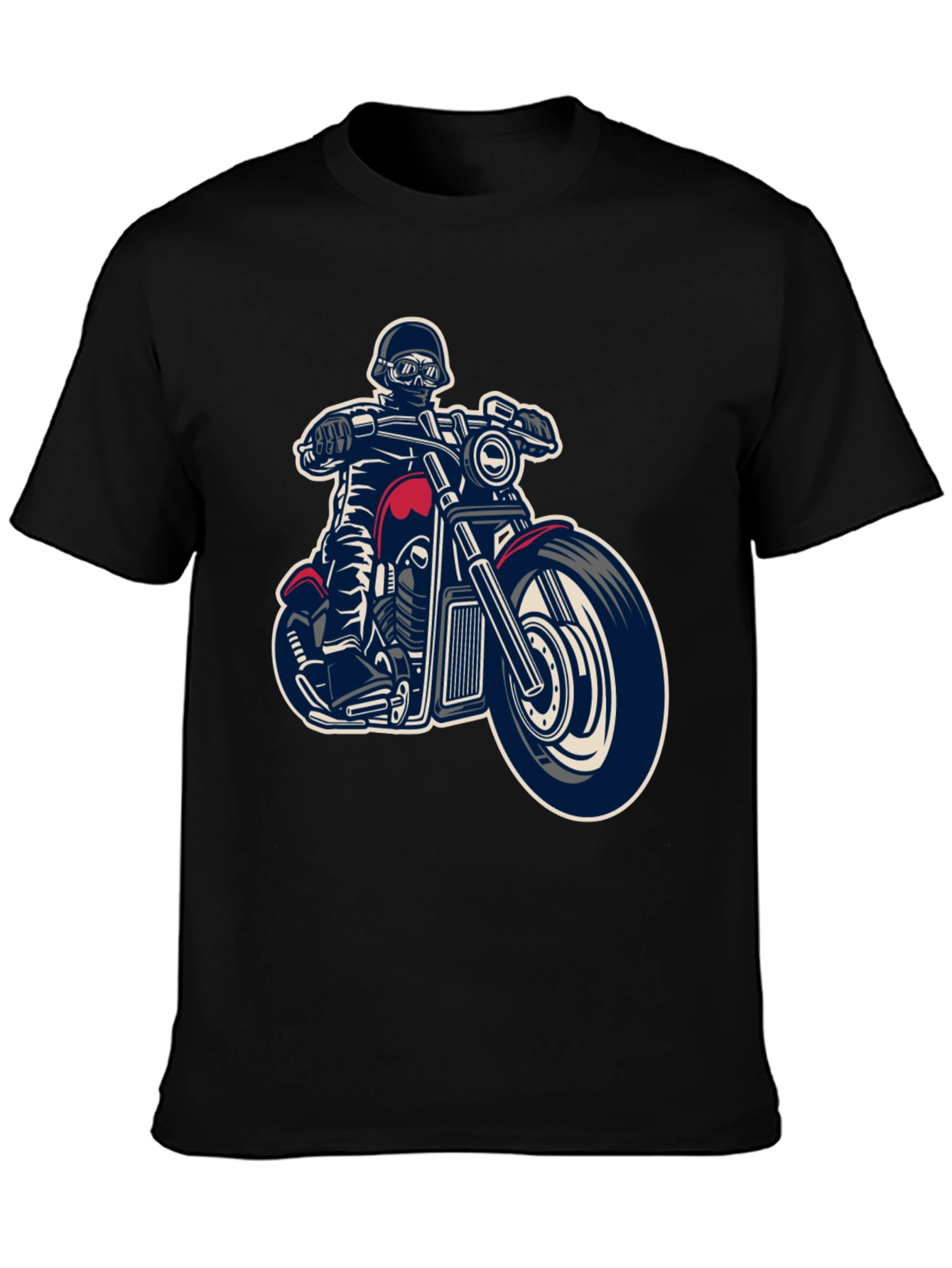 Biker Graphic T-Shirt - Ride in Style