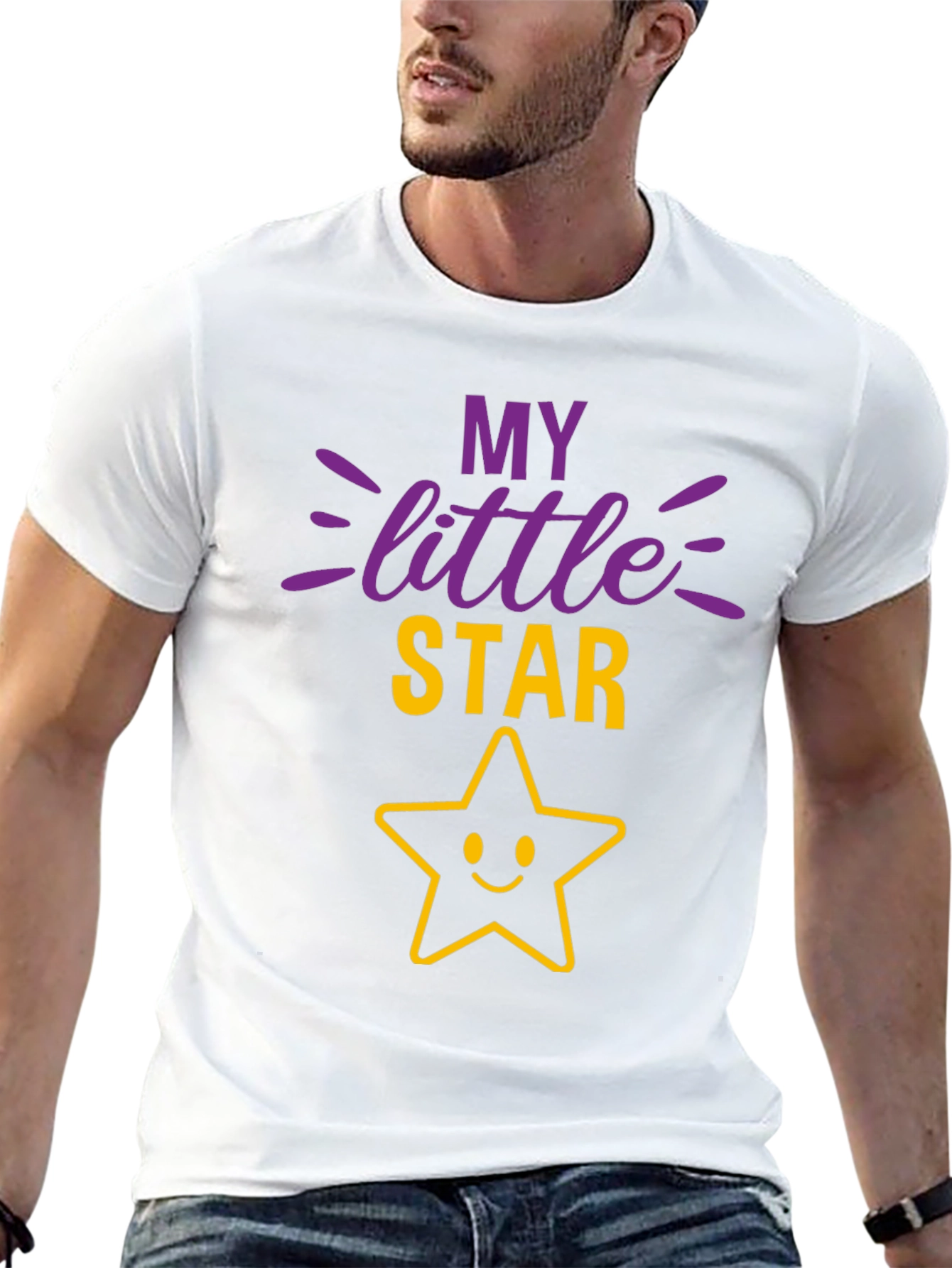 My Little Star Graphic Tee - Soft Cotton Blend