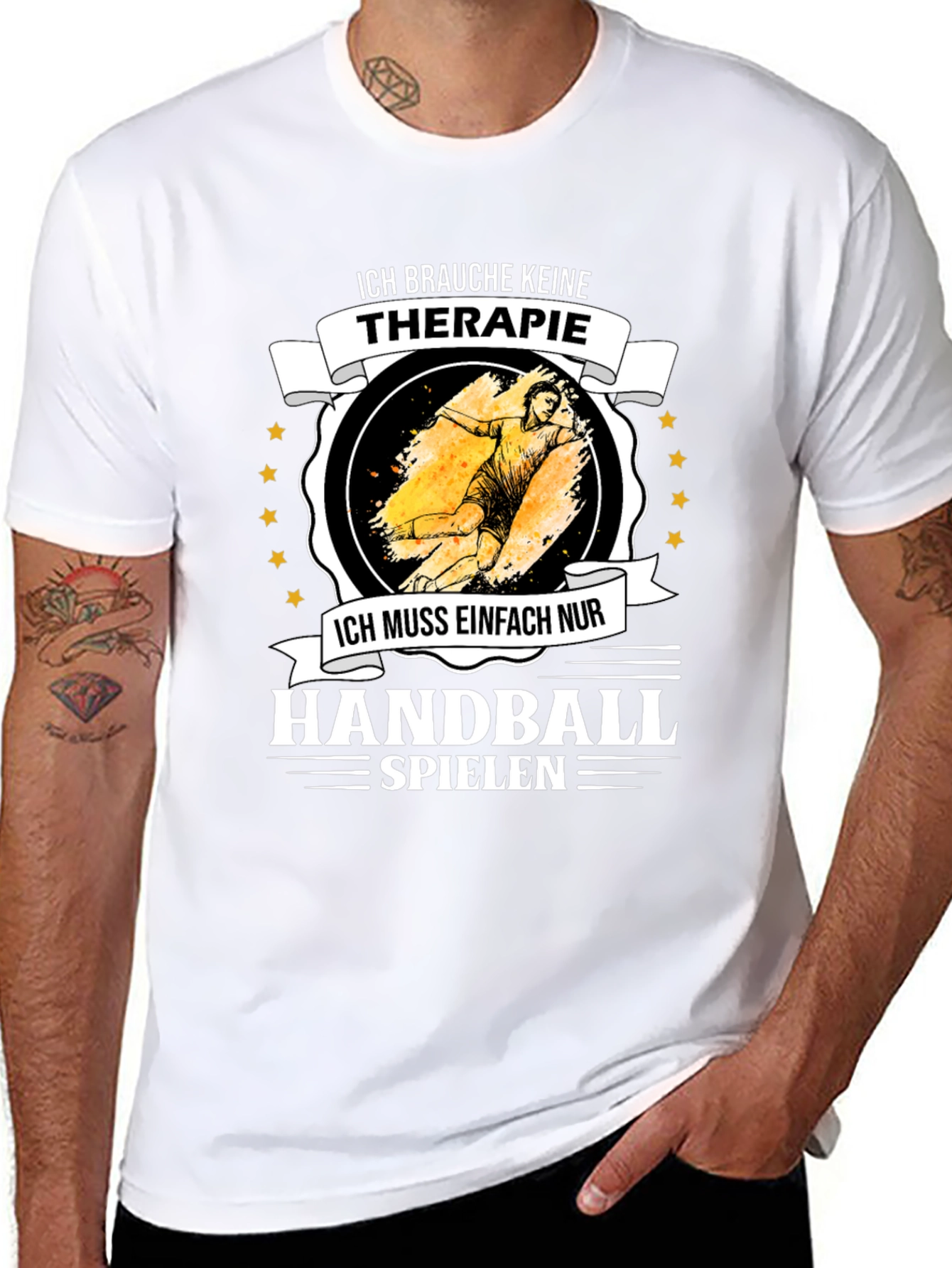 Handball Therapy Graphic T-Shirt