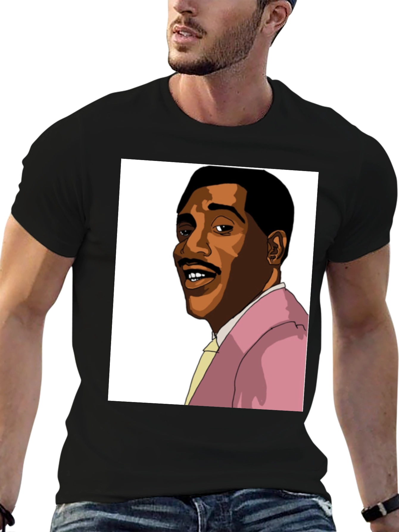 Retro Cartoon Portrait Graphic T-Shirt
