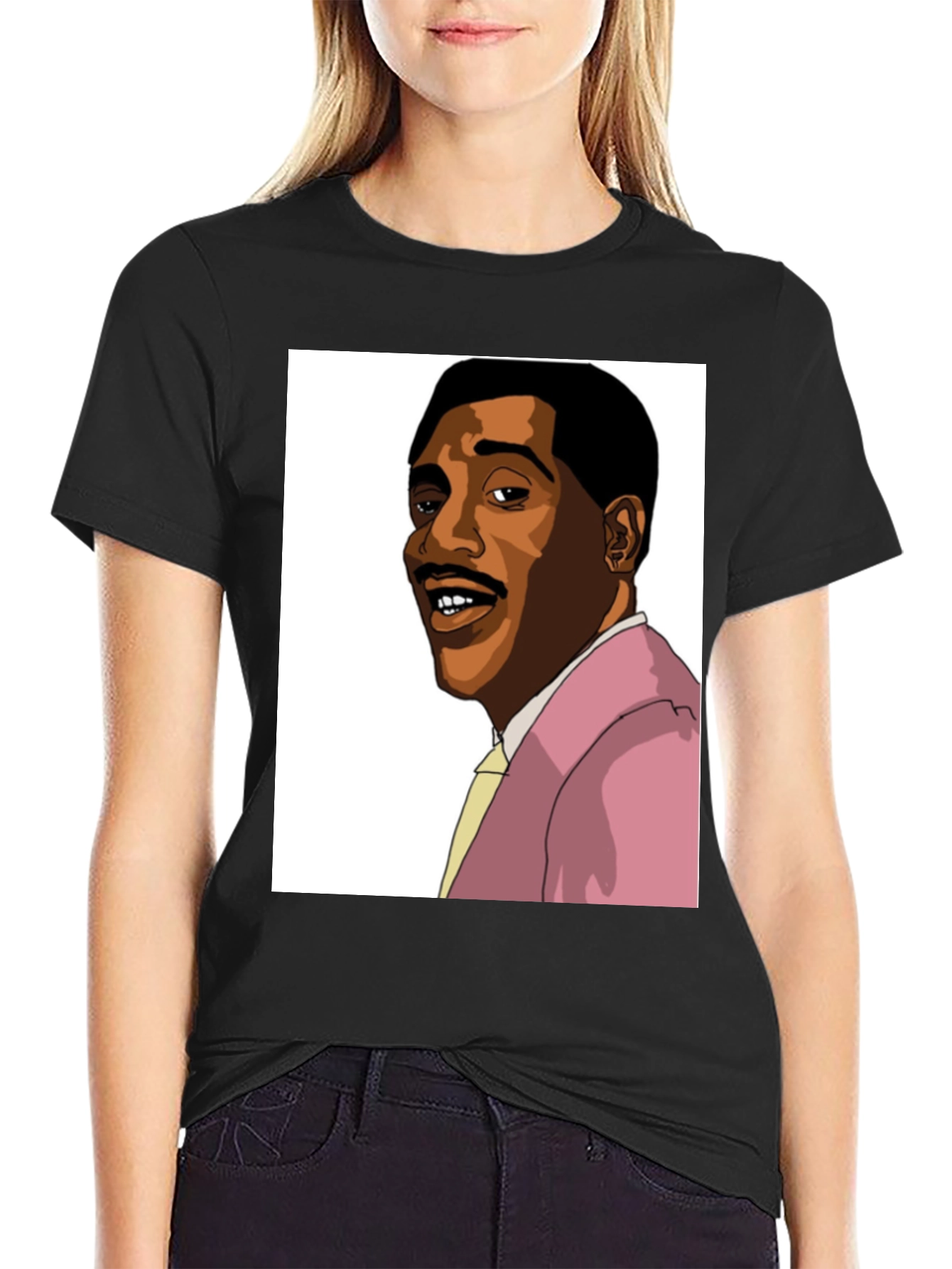 Retro Cartoon Portrait Graphic T-Shirt