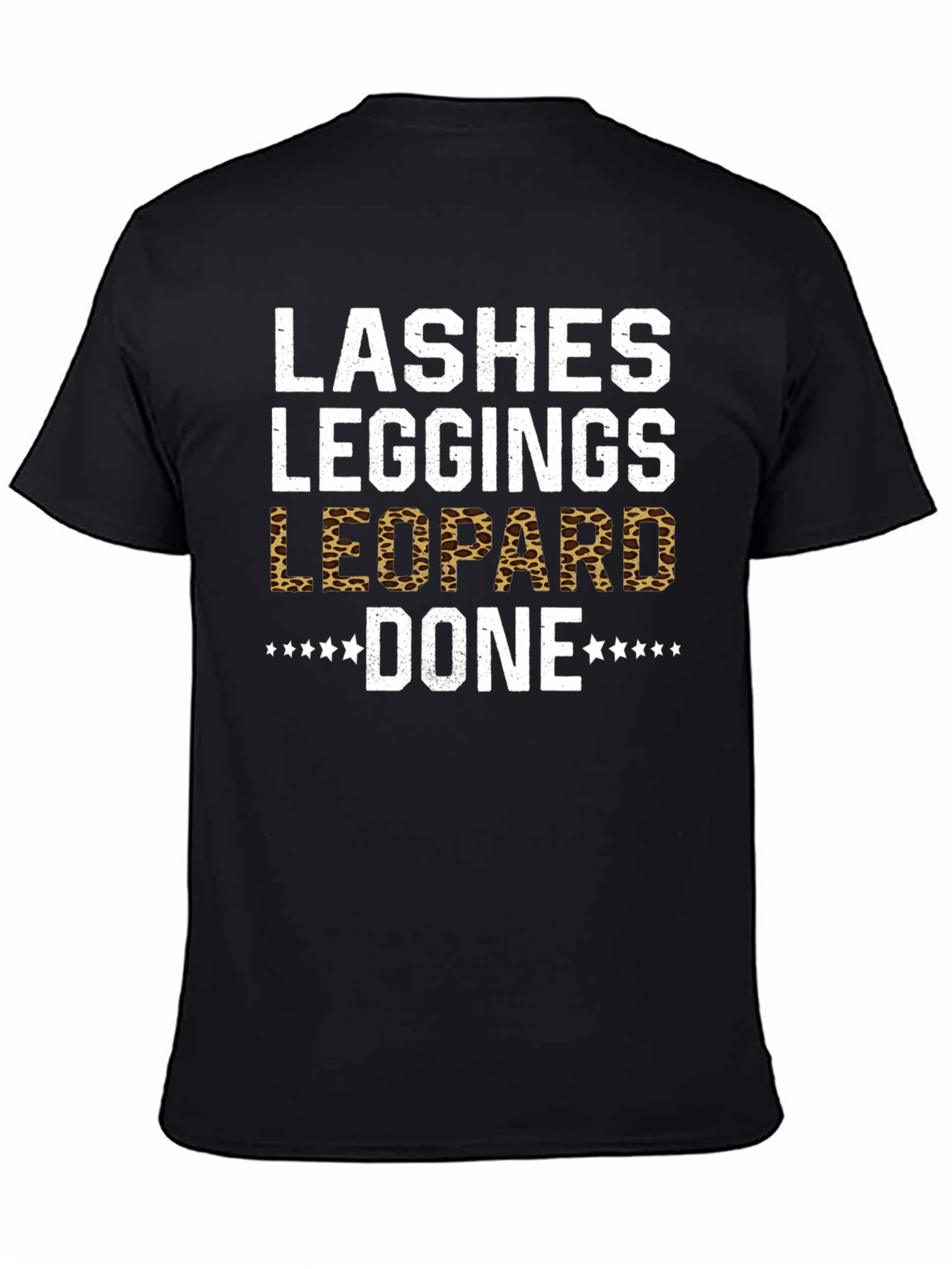 Lashes Leggings Leopard Done T-Shirt