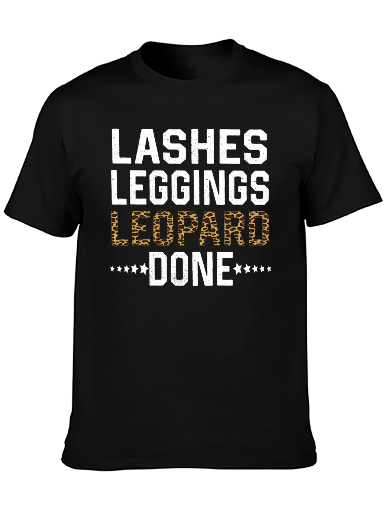 Lashes Leggings Leopard Done T-Shirt